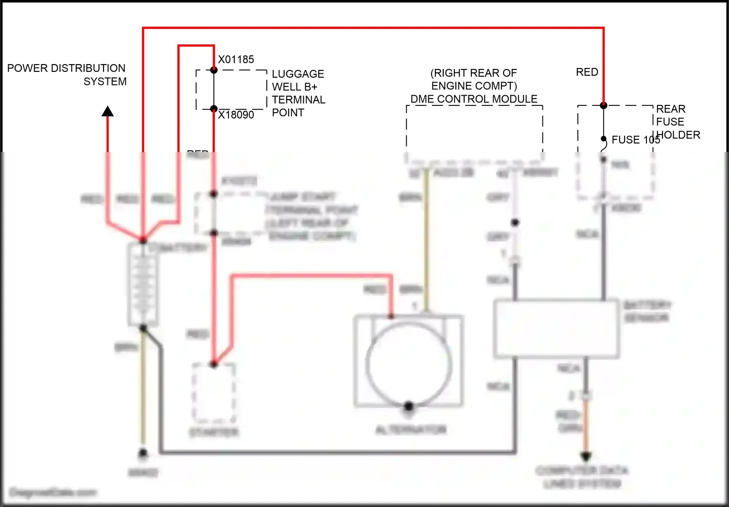Wiring diagram brn for BMW Z4 E89 facelift (2013-2017) (71 of 82)