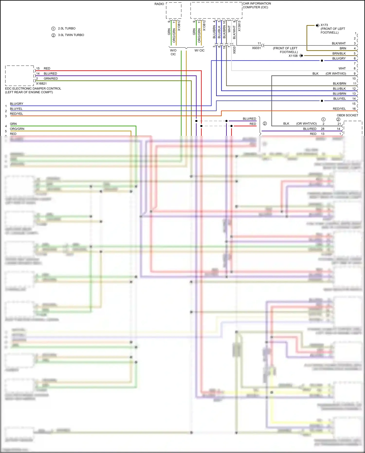 Wiring diagram brn for BMW Z4 E89 facelift (2013-2017) (53 of 82)