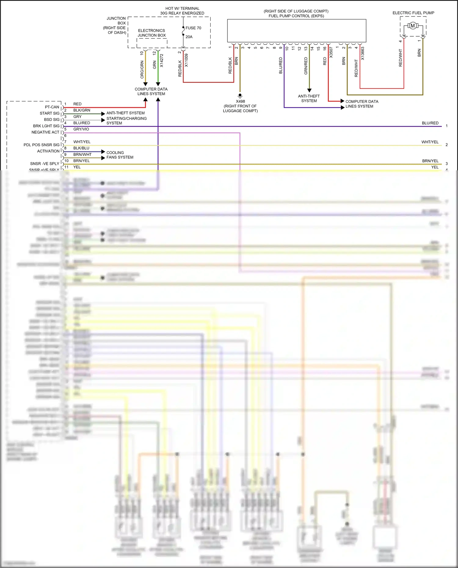 Wiring diagram brn/gry for BMW Z4 E89 facelift (2013-2017) (12 of 13)