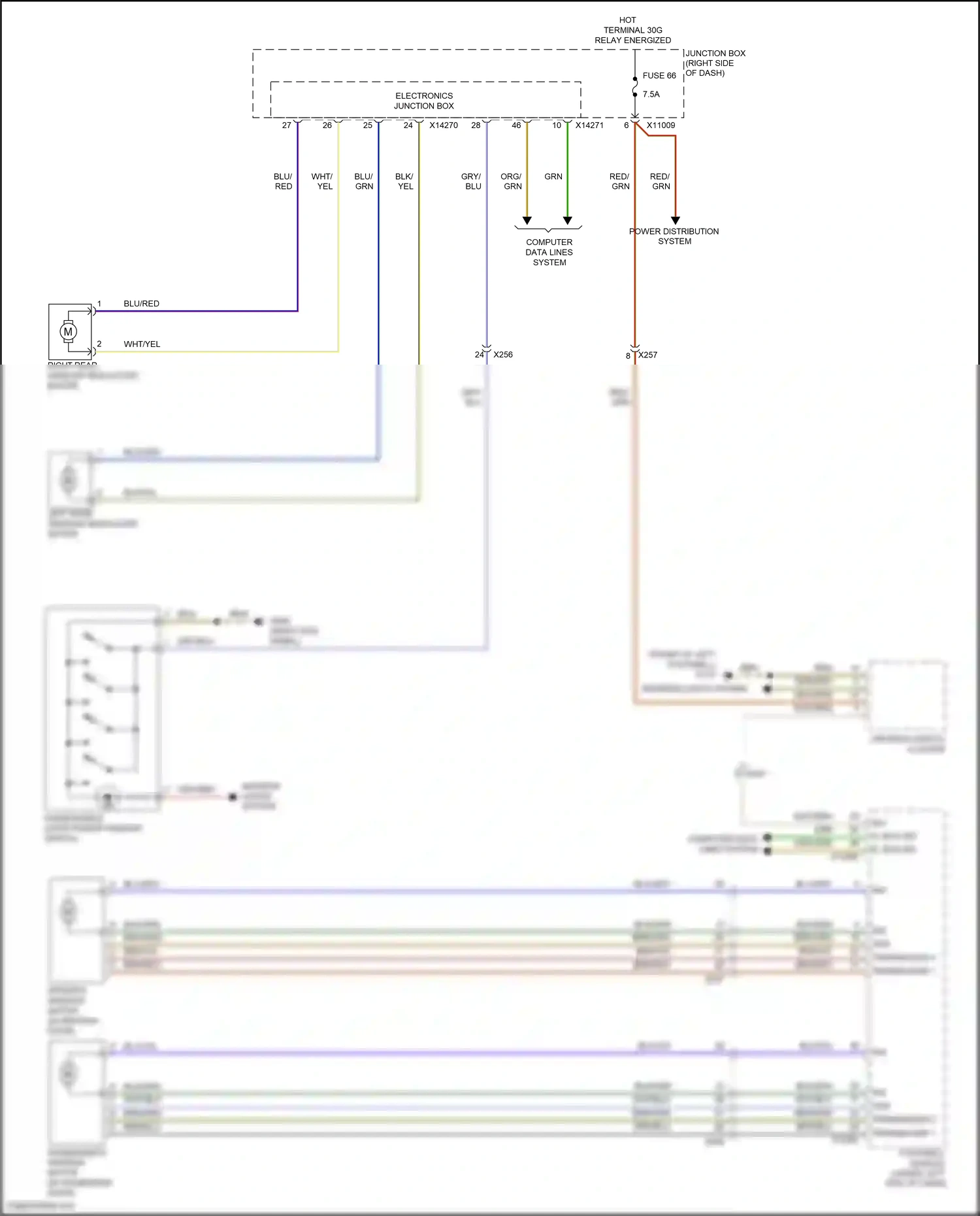 Wiring diagram brn/red for BMW Z4 E89 facelift (2013-2017) (4 of 4)