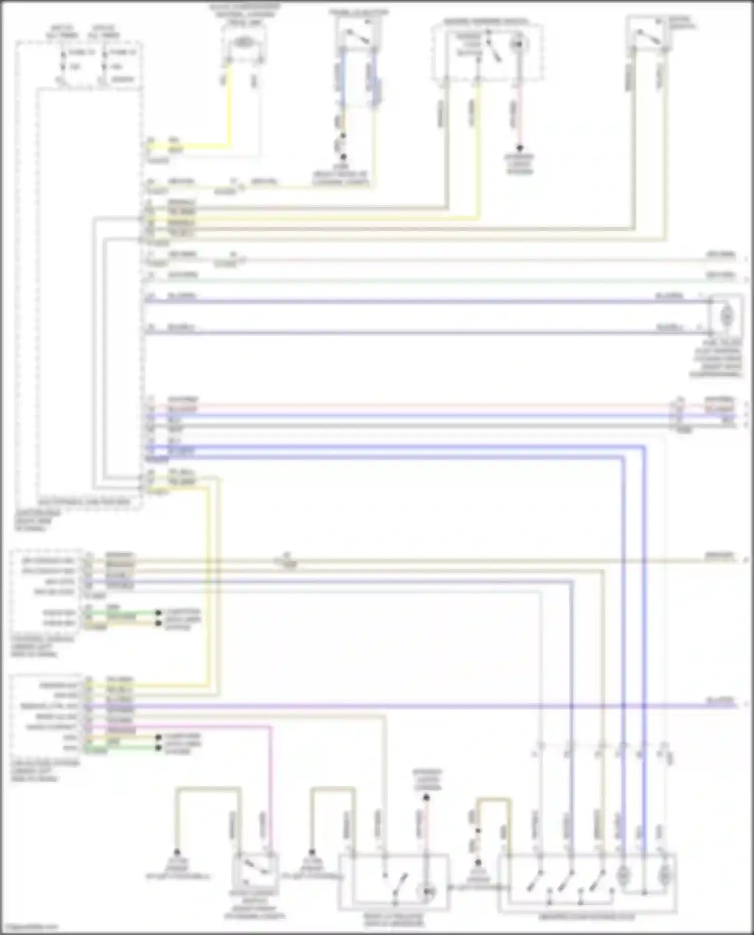 Wiring diagram computer data lines system for BMW Z4 E89 facelift (2013-2017) (8 of 60)