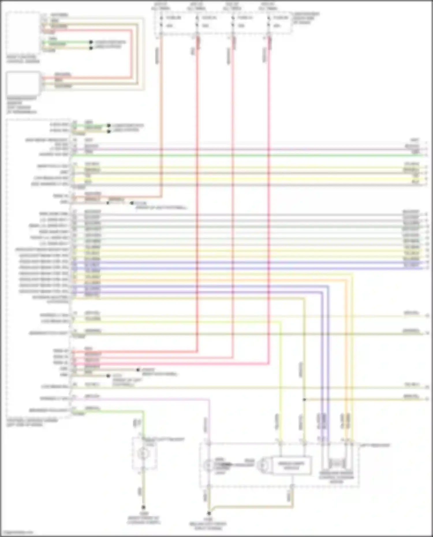 Wiring diagram computer data lines system for BMW Z4 E89 facelift (2013-2017) (5 of 60)
