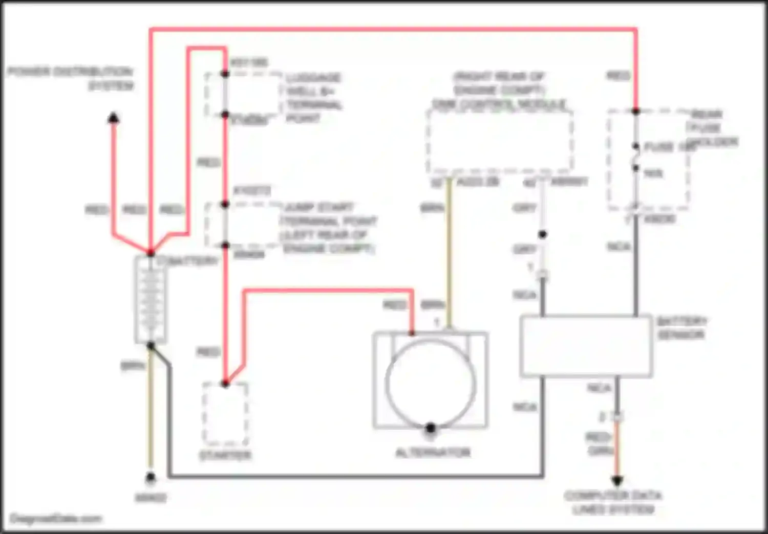 Wiring diagram computer data lines system for BMW Z4 E89 facelift (2013-2017) (51 of 60)