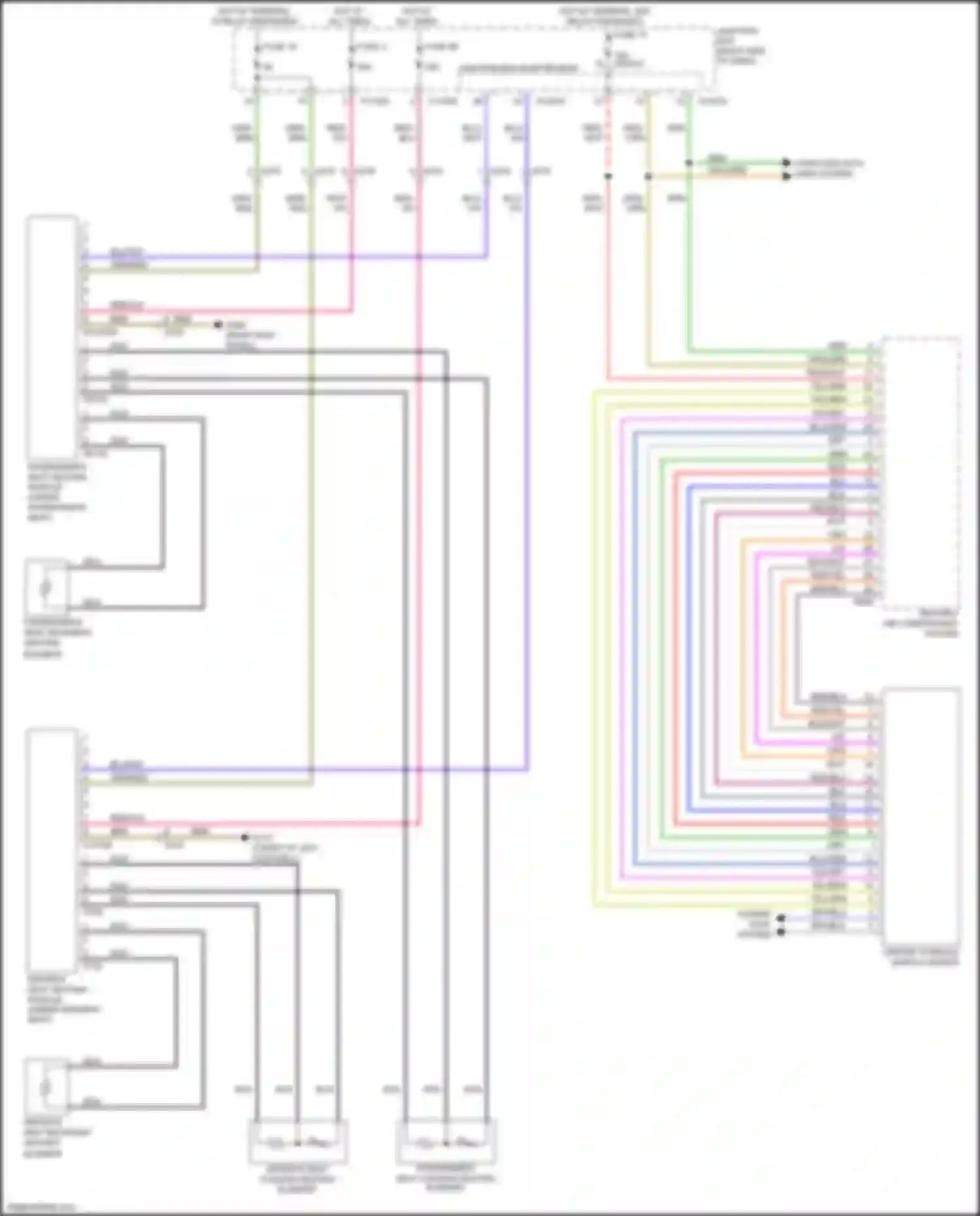 Wiring diagram computer data lines system for BMW Z4 E89 facelift (2013-2017) (45 of 60)