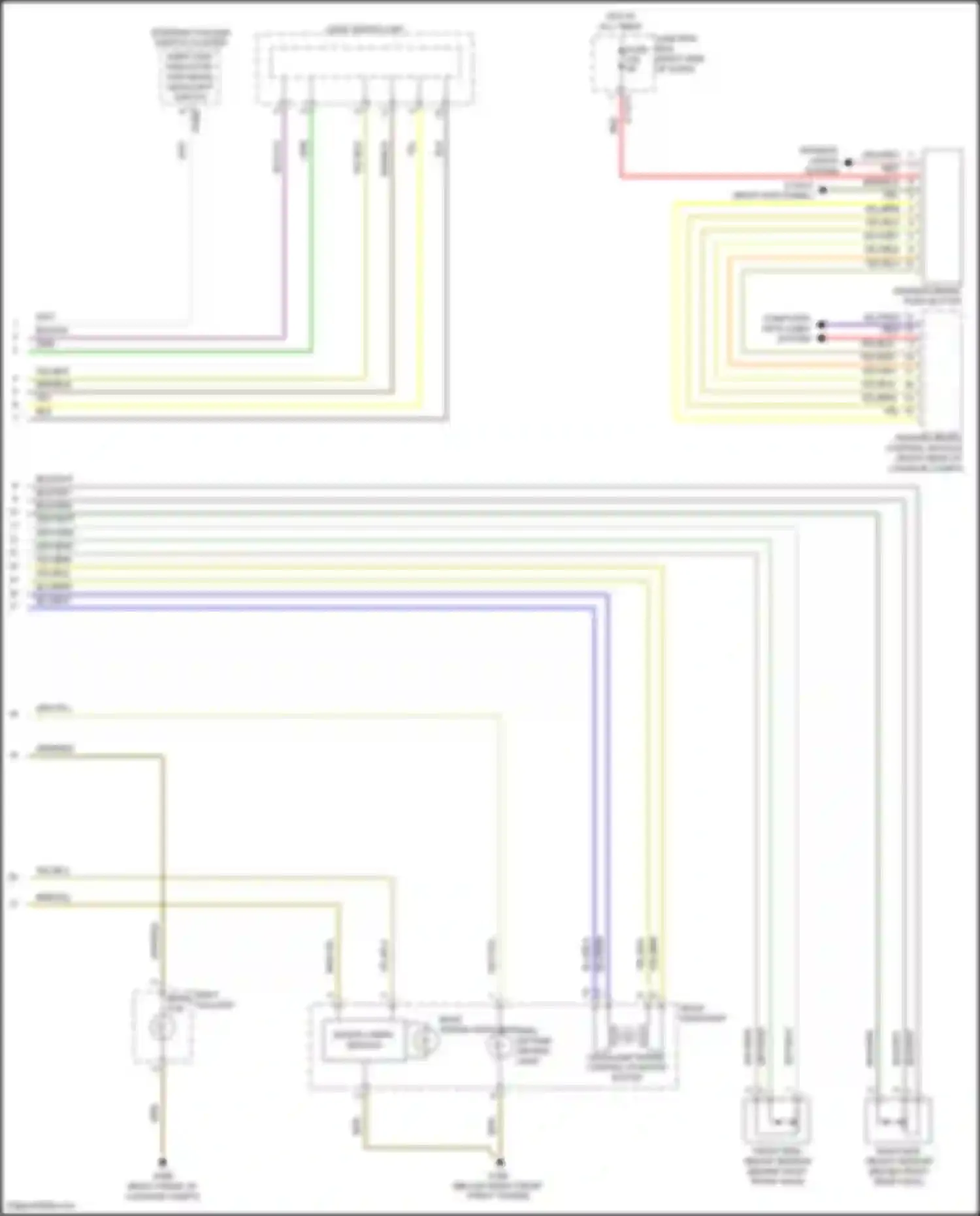 Wiring diagram computer data lines system for BMW Z4 E89 facelift (2013-2017) (6 of 60)