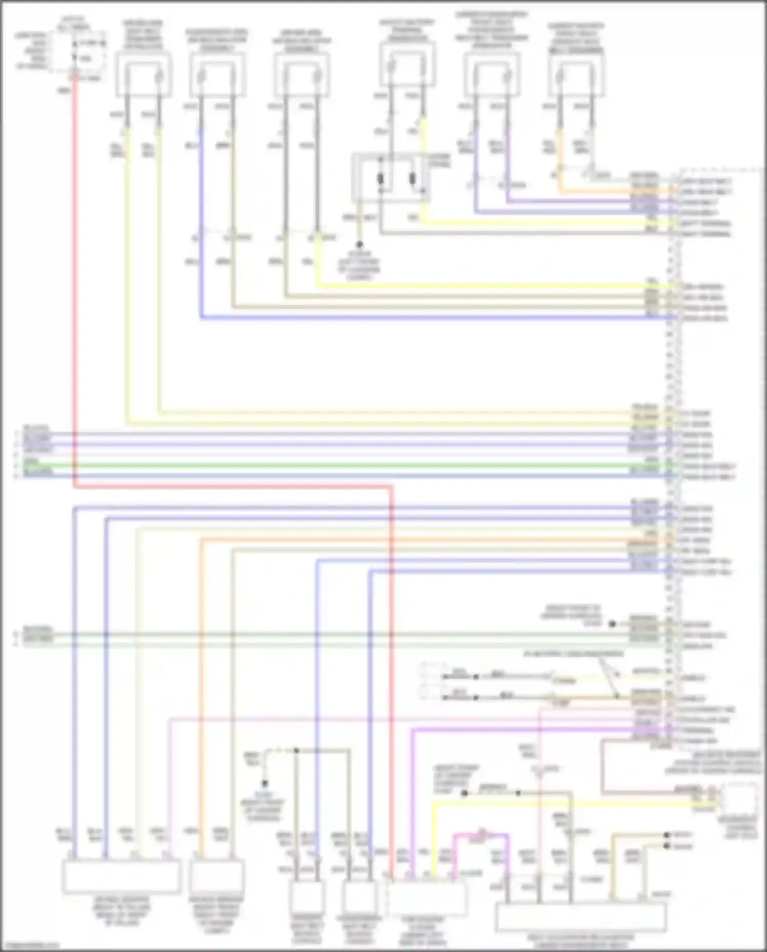 Wiring diagram crash sig for BMW Z4 E89 facelift (2013-2017) (1 of 1)