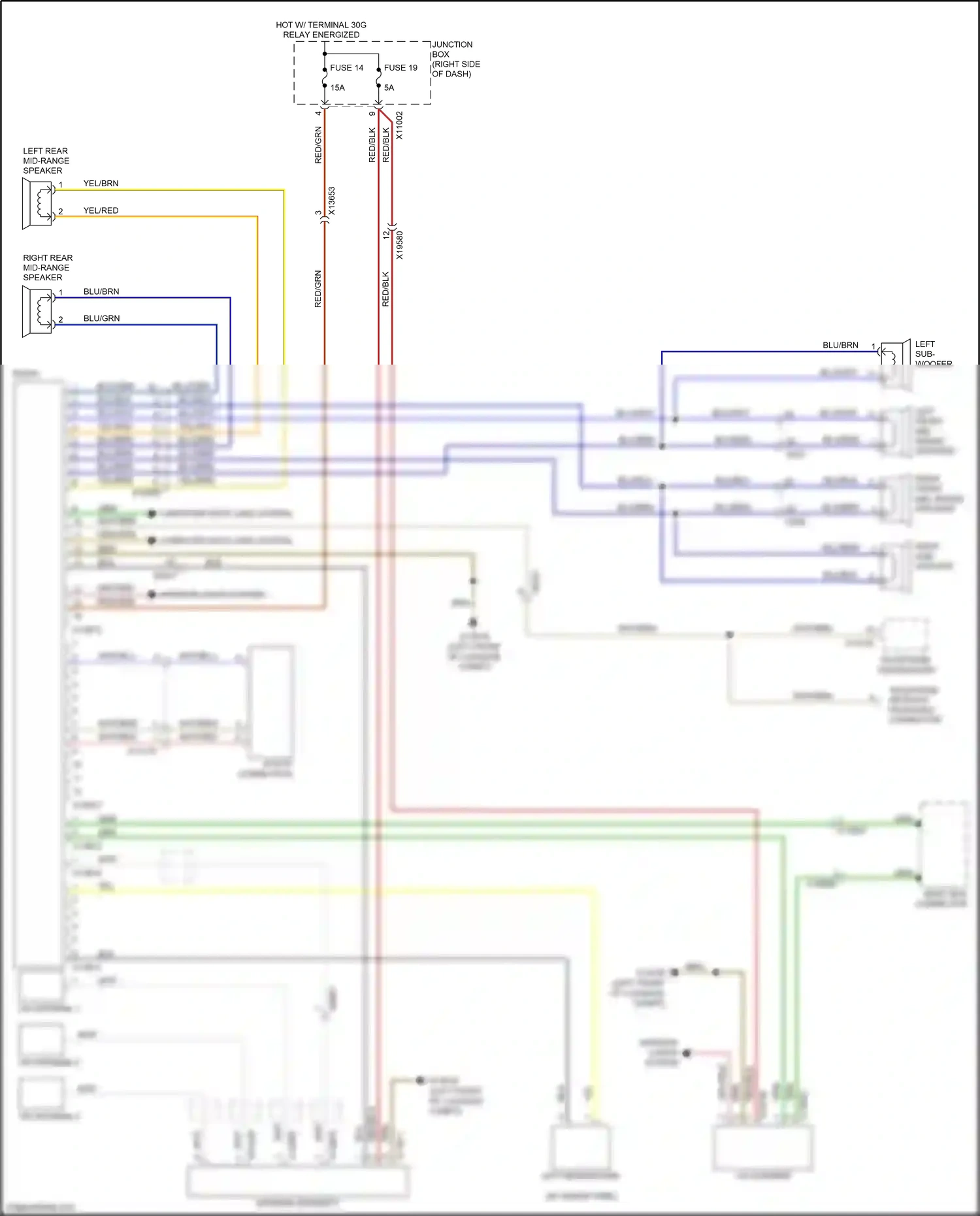 Wiring diagram grn for BMW Z4 E89 facelift (2013-2017) (21 of 73)