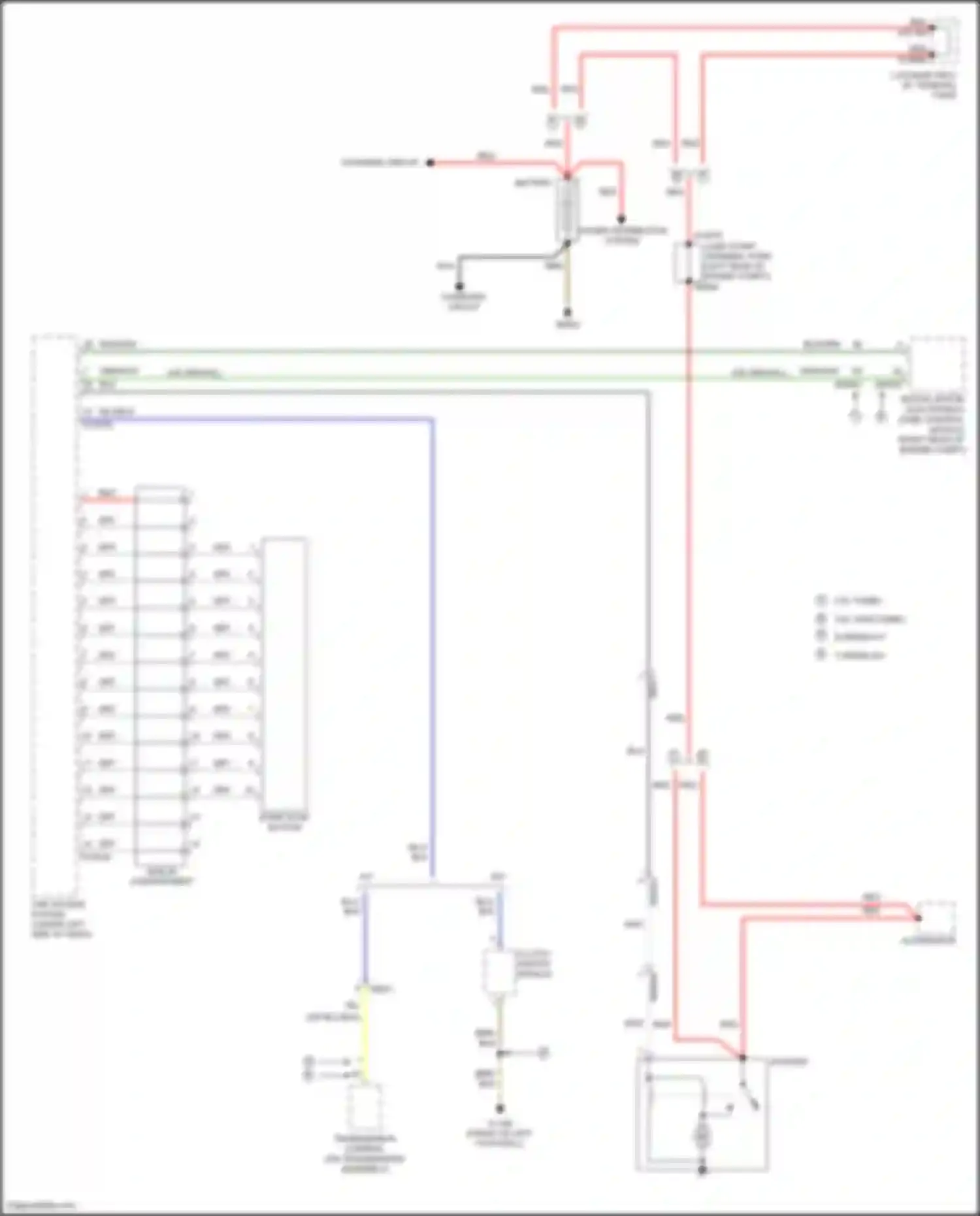 Wiring diagram jump start terminal point for BMW Z4 E89 facelift (2013-2017) (2 of 5)