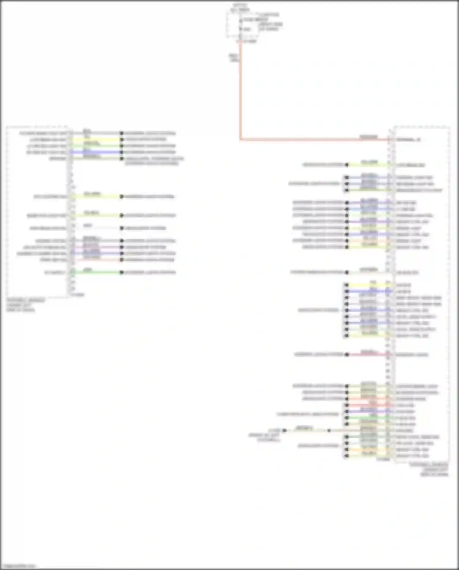 Wiring diagram k-bus sig for BMW Z4 E89 facelift (2013-2017) (4 of 9)
