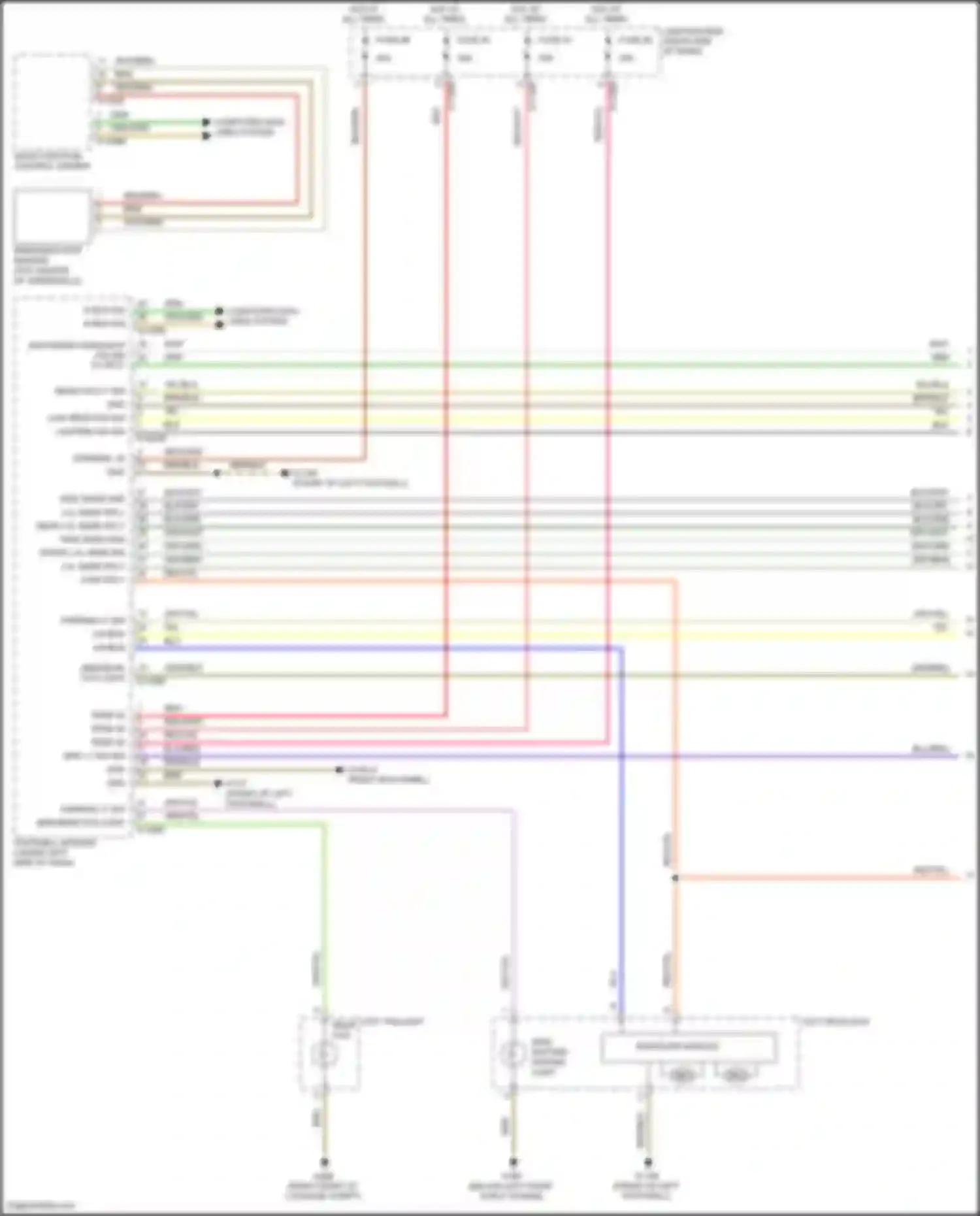 Wiring diagram lighting sw sig for BMW Z4 E89 facelift (2013-2017) (1 of 1)