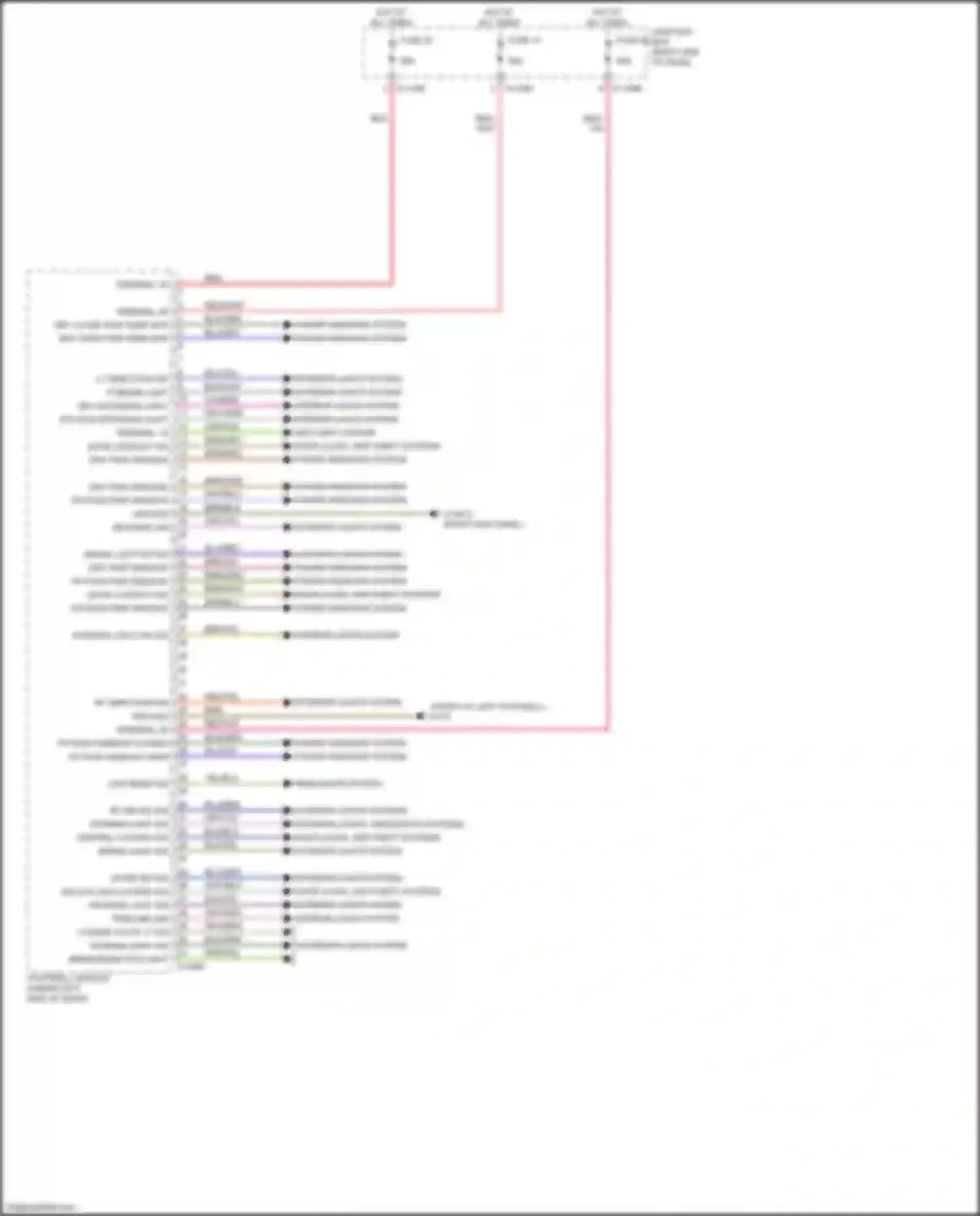 Wiring diagram lr dir ind sig for BMW Z4 E89 facelift (2013-2017) (1 of 1)