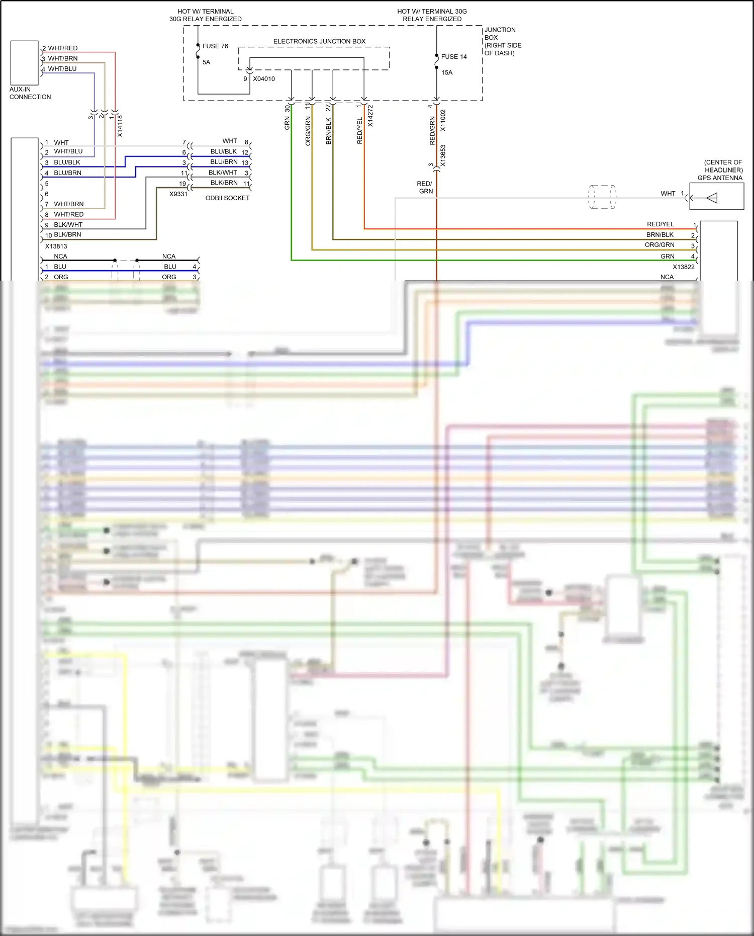 Wiring diagram org/ for BMW Z4 E89 facelift (2013-2017) (10 of 22)