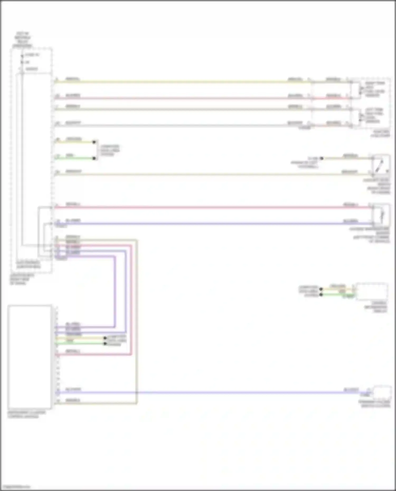 Wiring diagram outside temperature sensor for BMW Z4 E89 facelift (2013-2017) (1 of 2)