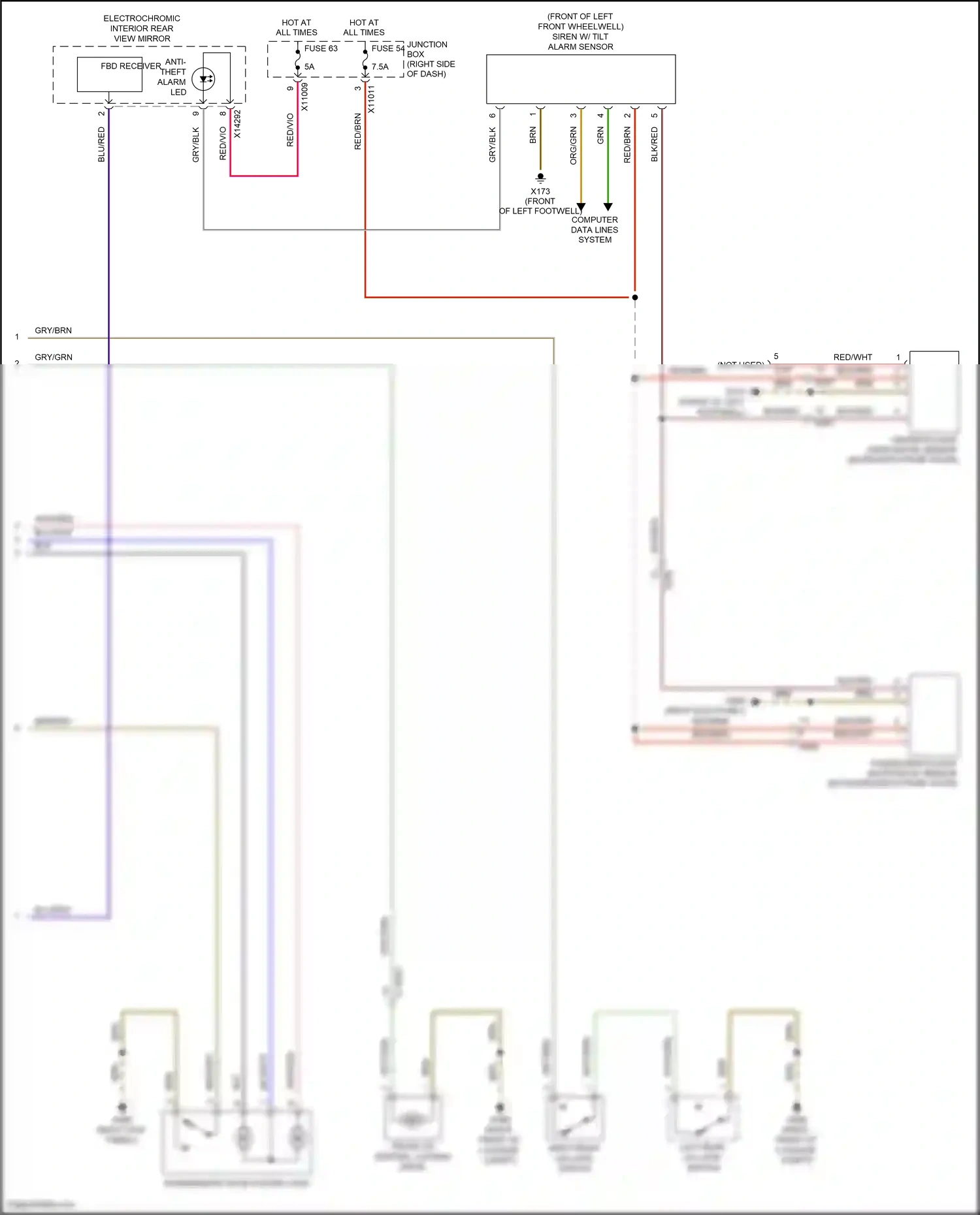 Wiring diagram red/brn for BMW Z4 E89 facelift (2013-2017) (2 of 12)