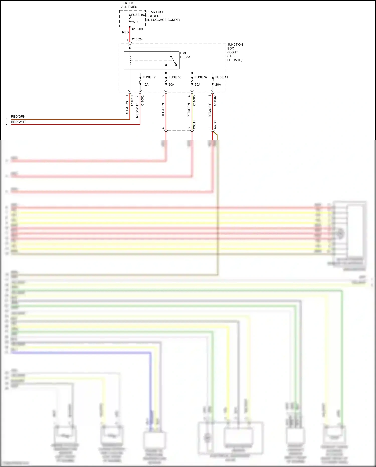 Wiring diagram red/gry for BMW Z4 E89 facelift (2013-2017) (6 of 6)