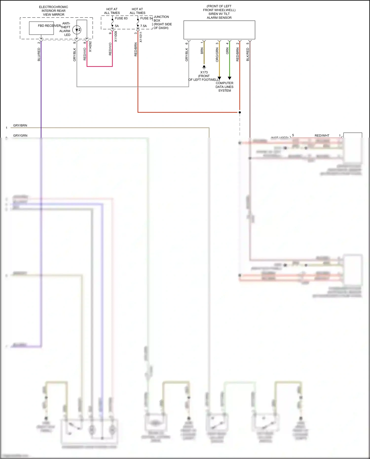 Wiring diagram red/vio for BMW Z4 E89 facelift (2013-2017) (11 of 13)