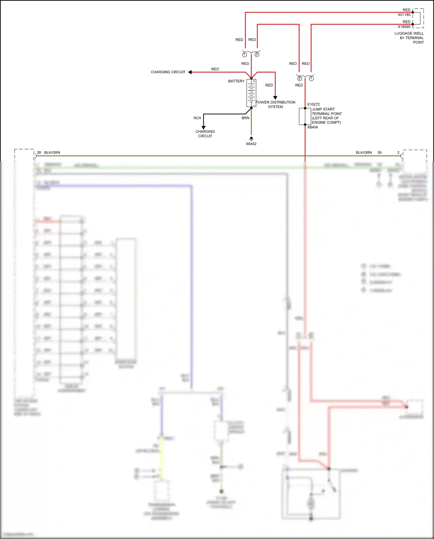 Wiring diagram side-in compartment for BMW Z4 E89 facelift (2013-2017) (1 of 3)