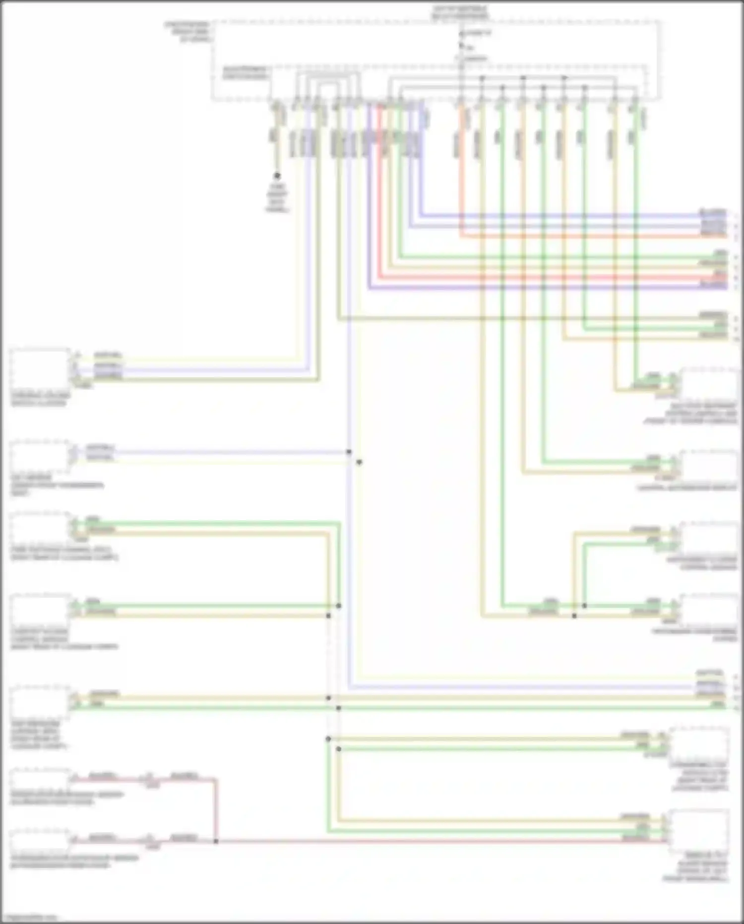 Wiring diagram steering column switch cluster for BMW Z4 E89 facelift (2013-2017) (11 of 15)
