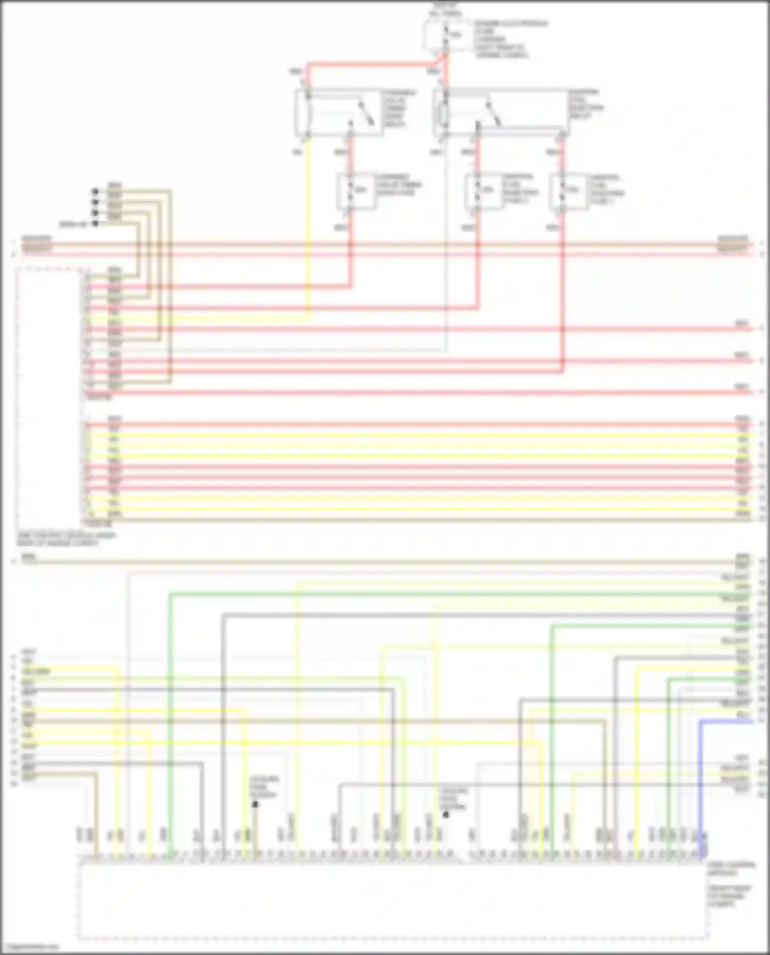 Wiring diagram variable valve timing gear fuse for BMW Z4 E89 facelift (2013-2017) (1 of 1)