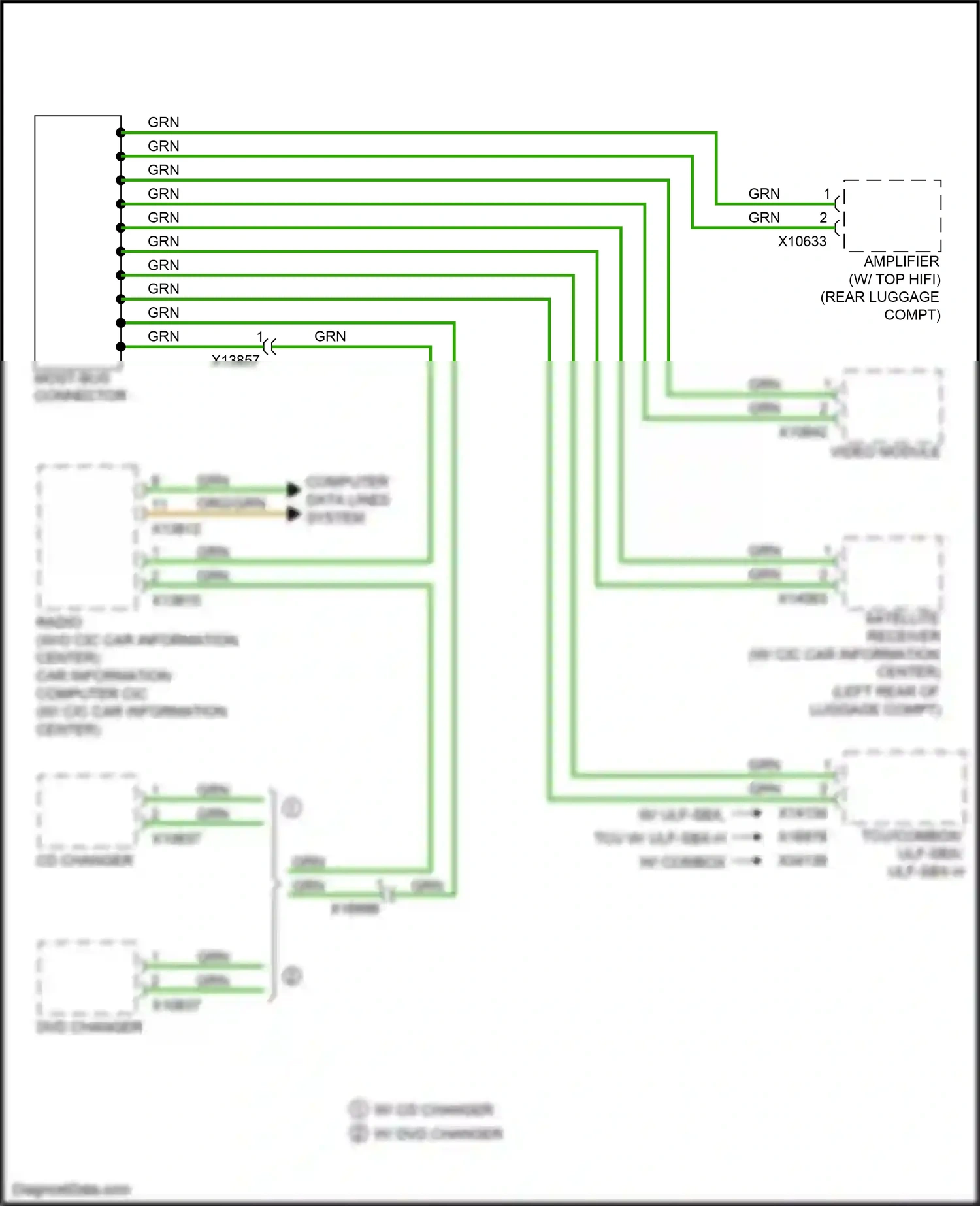 Wiring diagram video module for BMW Z4 E89 facelift (2013-2017) (2 of 9)