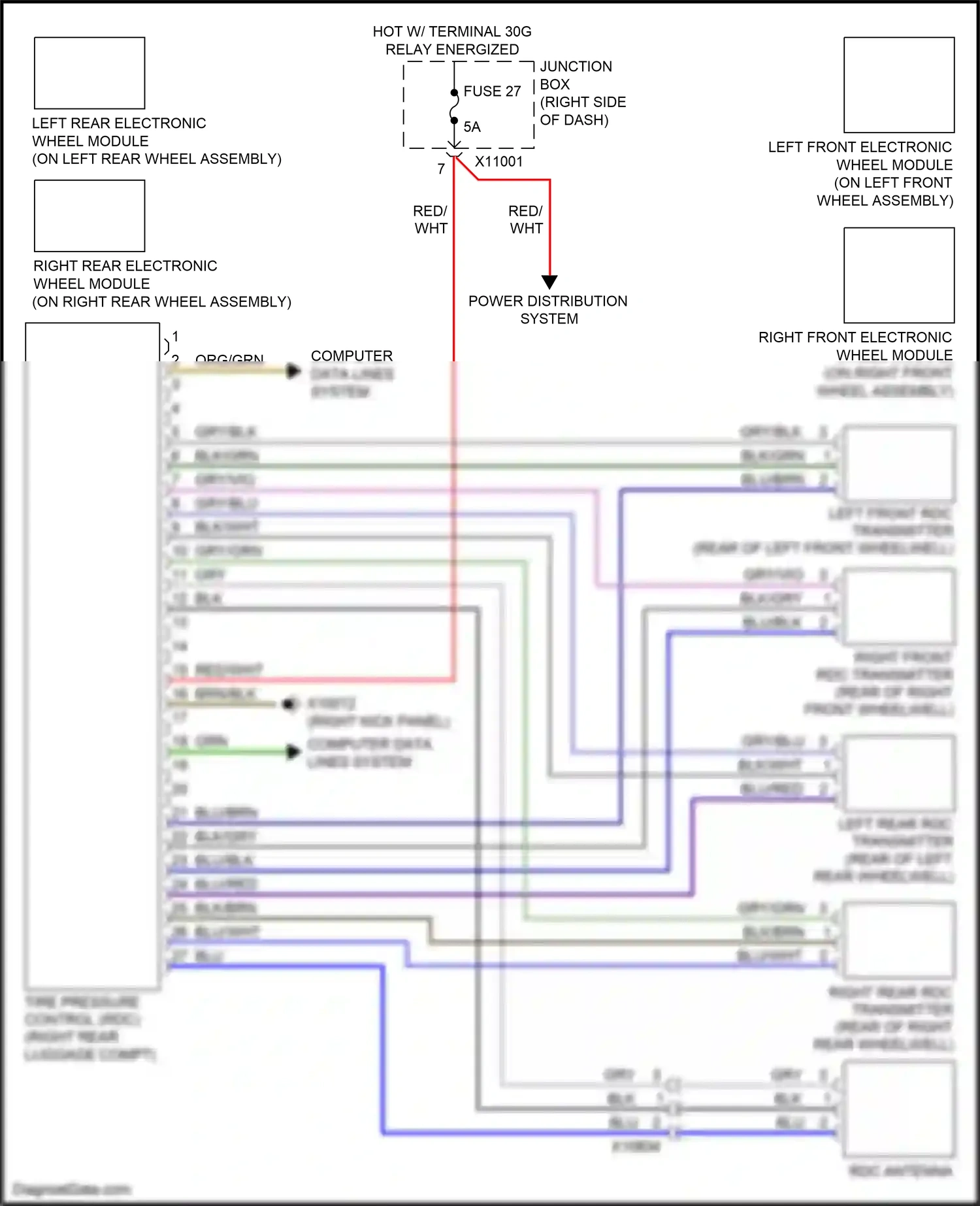 Wiring diagram wht for BMW Z4 E89 facelift (2013-2017) (40 of 61)
