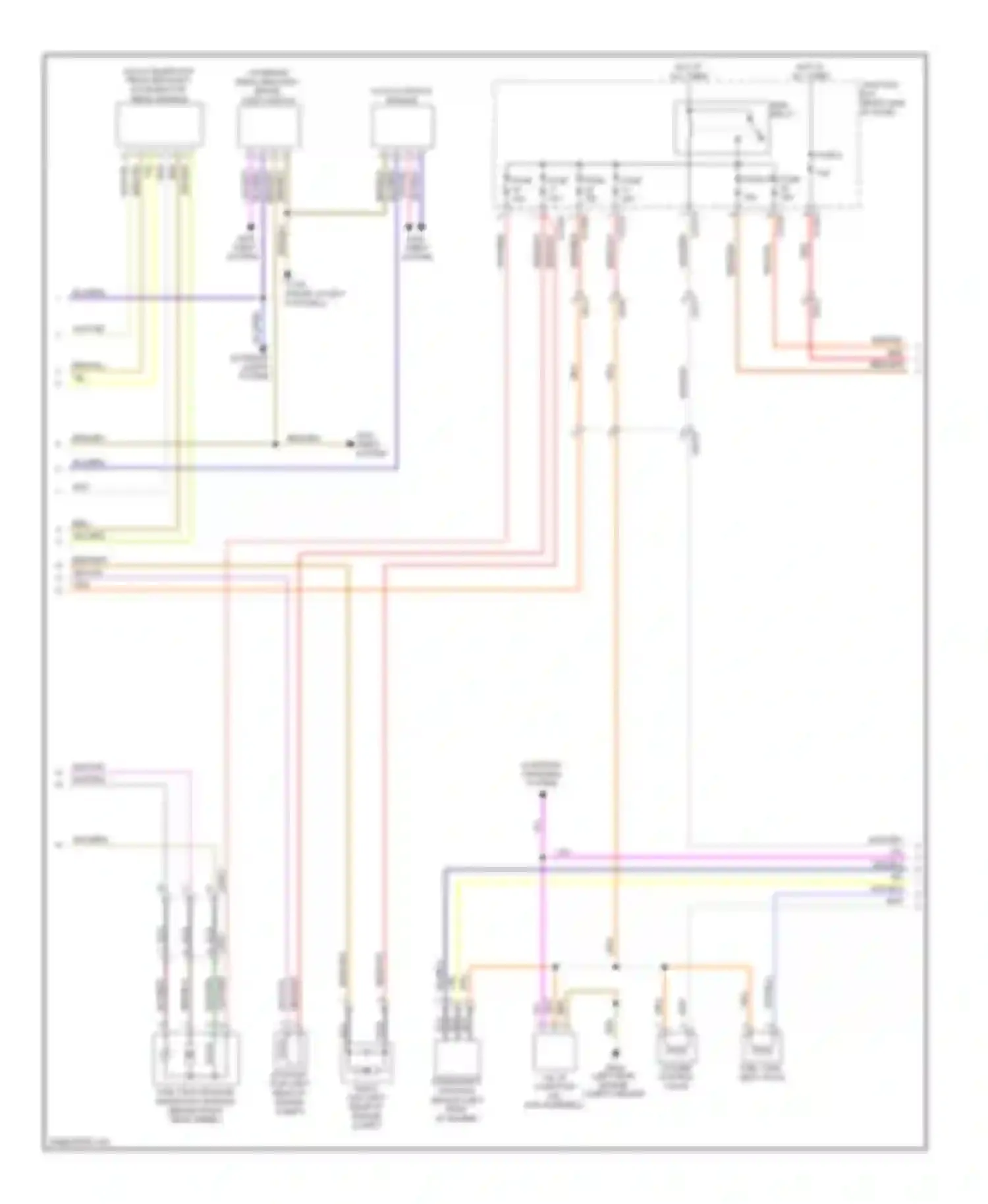 Z4 BMW E89 (2009-2013): Wiring diagram engine performance 3.0l twin turbo (2 of 4)