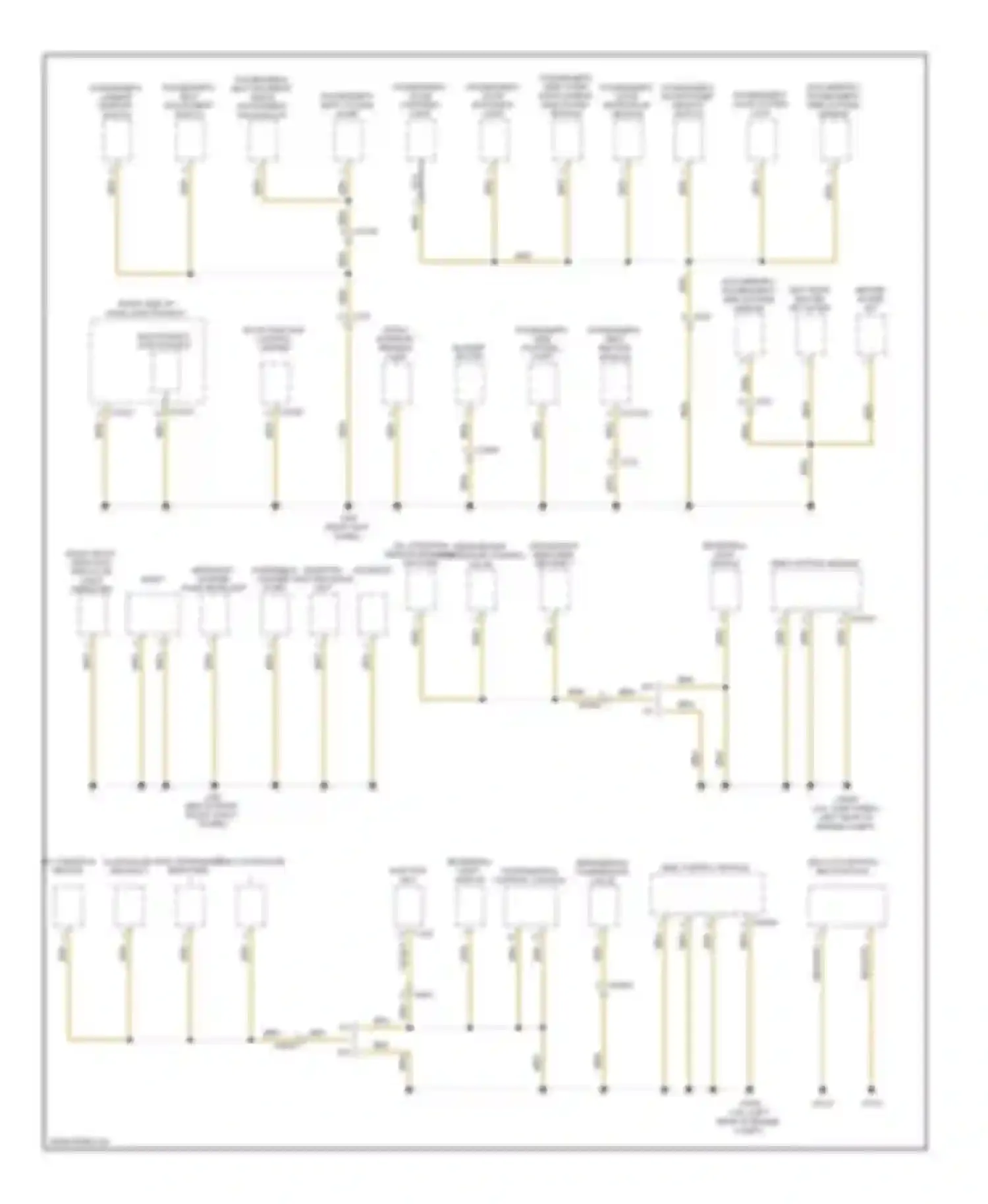 Z4 BMW E89 (2009-2013): Ground distribution circuit (1 of 3)