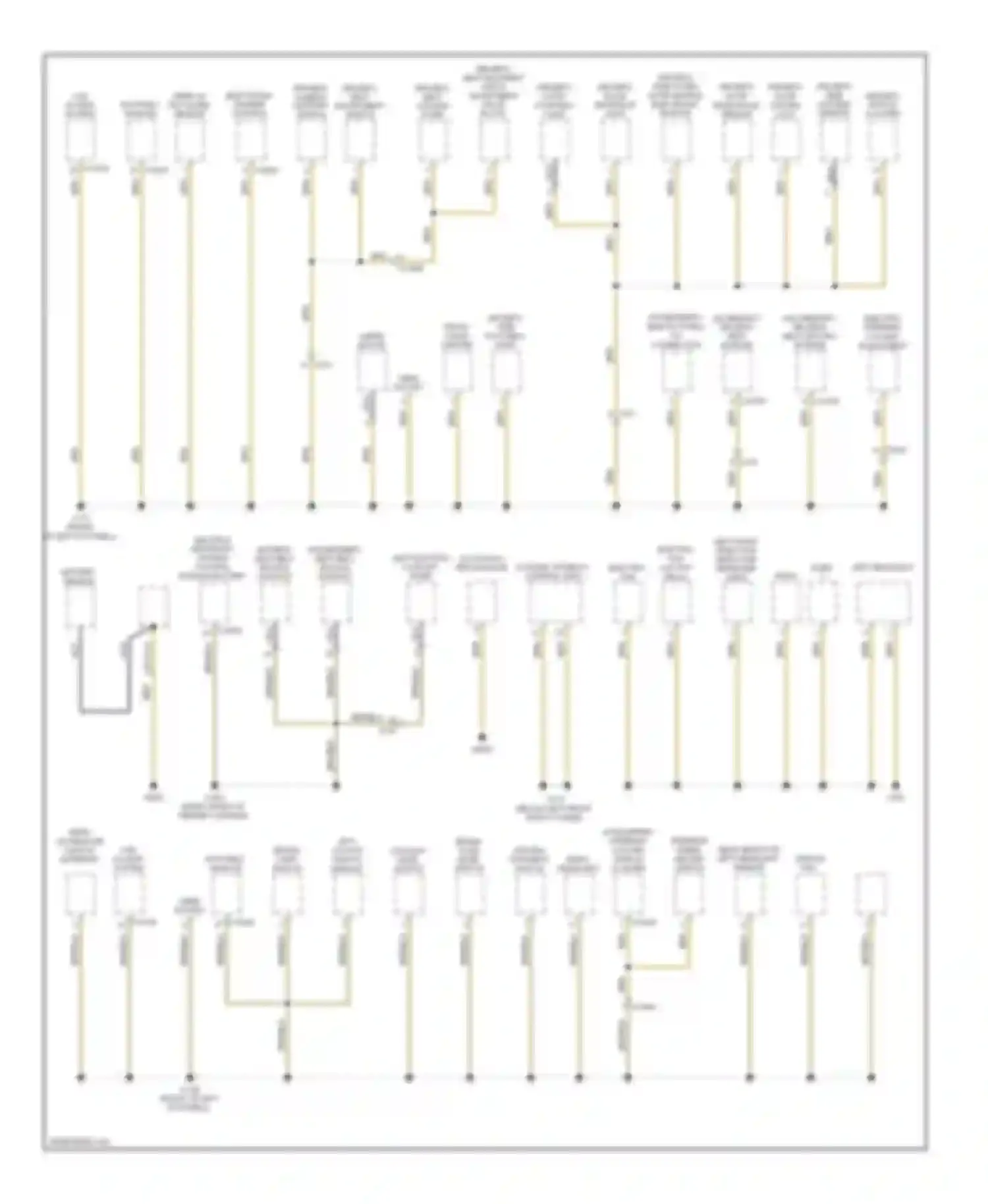 Z4 BMW E89 (2009-2013): Ground distribution circuit (2 of 3)