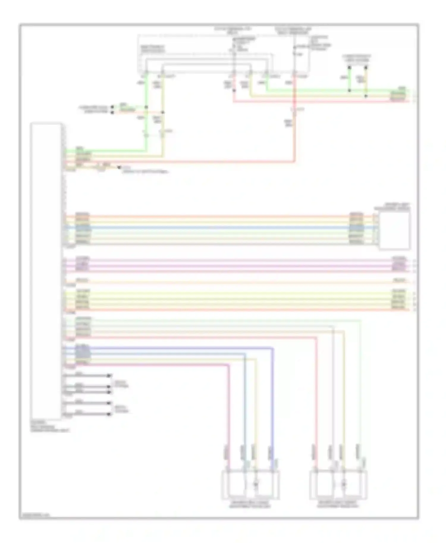 Z4 BMW E89 (2009-2013): Memory systems circuit (1 of 2)