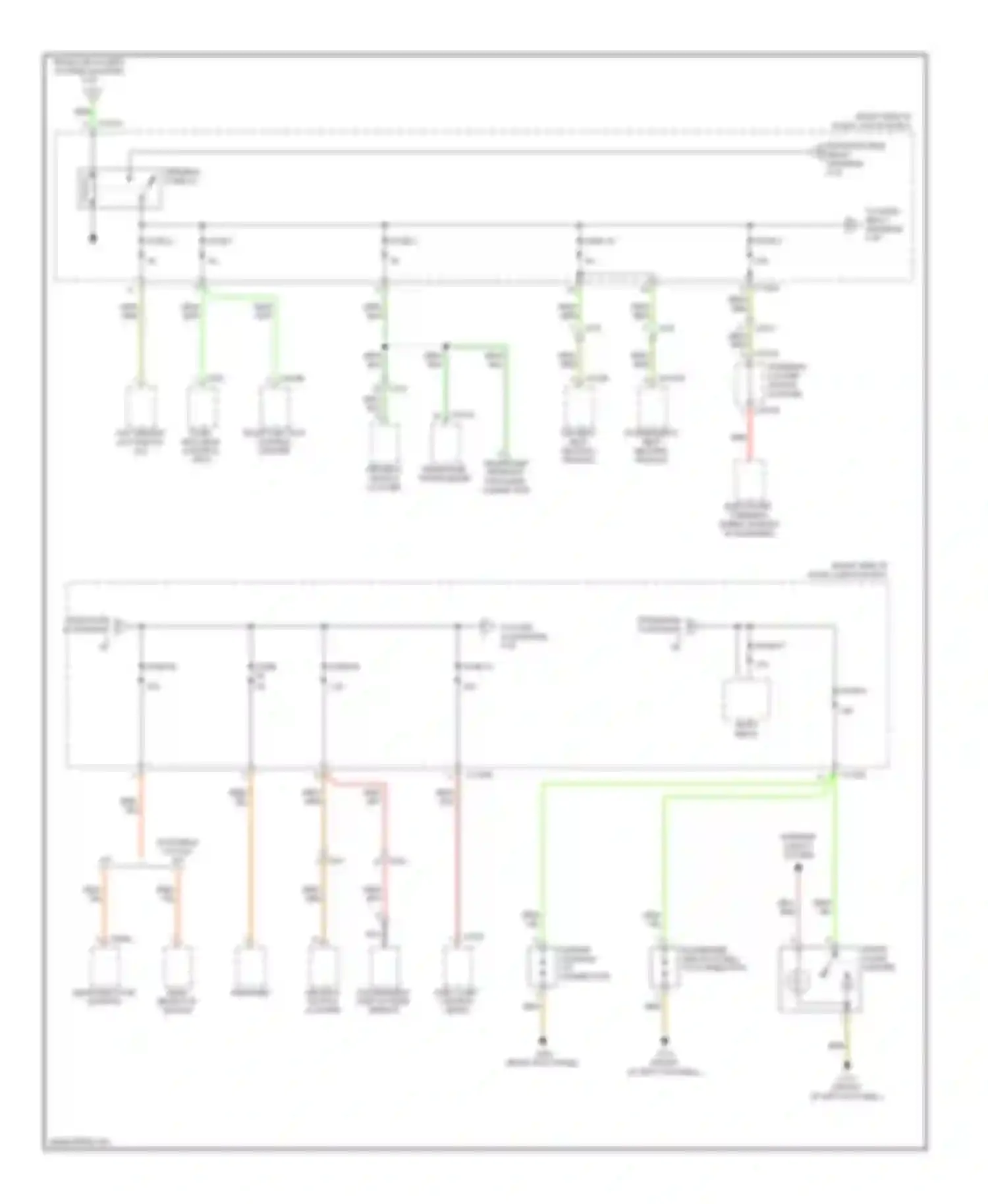 Z4 BMW E89 (2009-2013): Power distribution circuit (3 of 4)