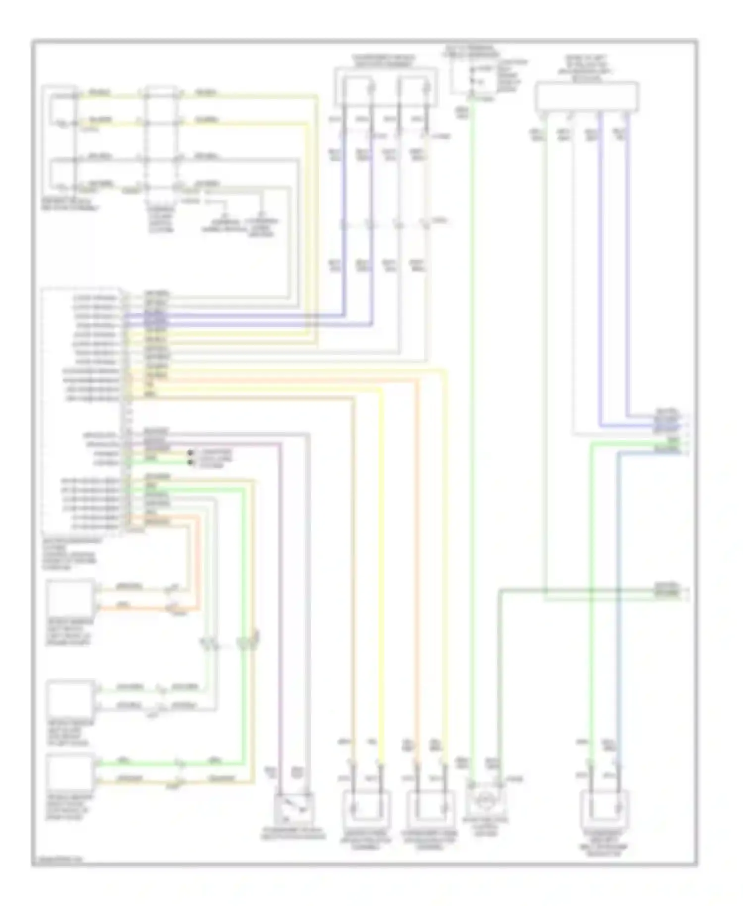 Z4 BMW E89 (2009-2013): Supplemental restraints circuit (1 of 2)