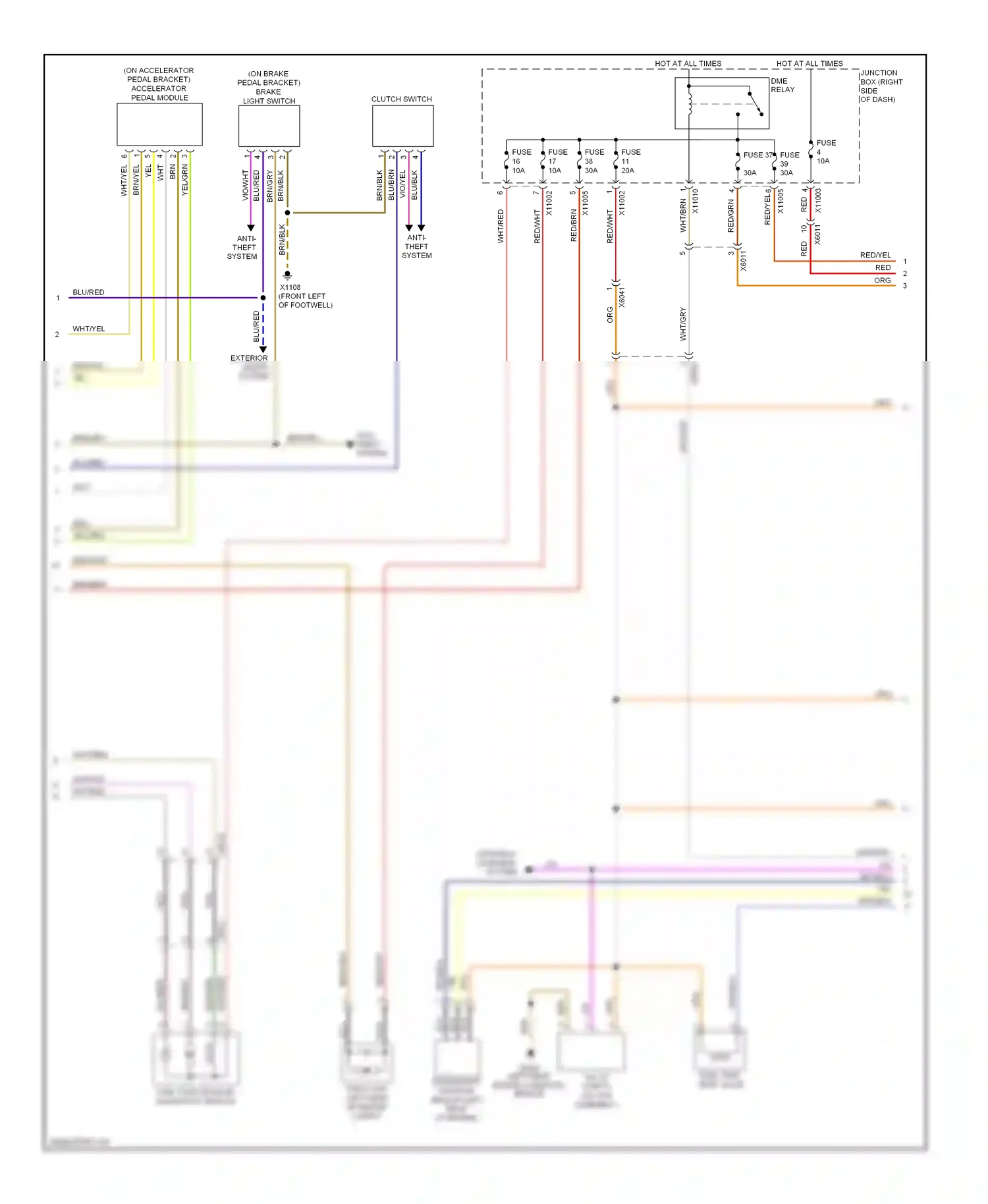 BMW Z4 E89 (2009-2013) blk/red wiring diagram  (7 of 18)