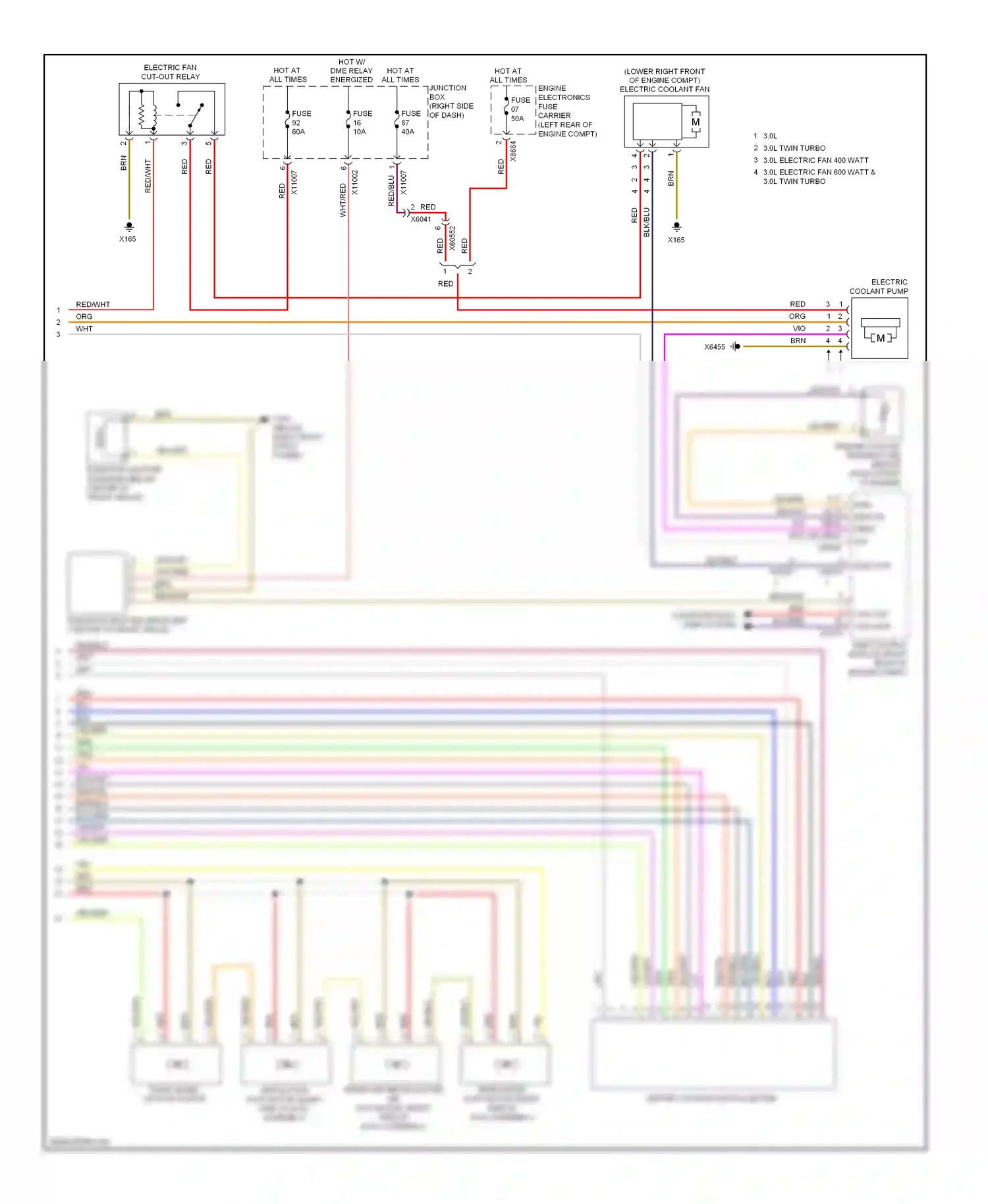 BMW Z4 E89 (2009-2013) blk/vio wiring diagram  (1 of 22)