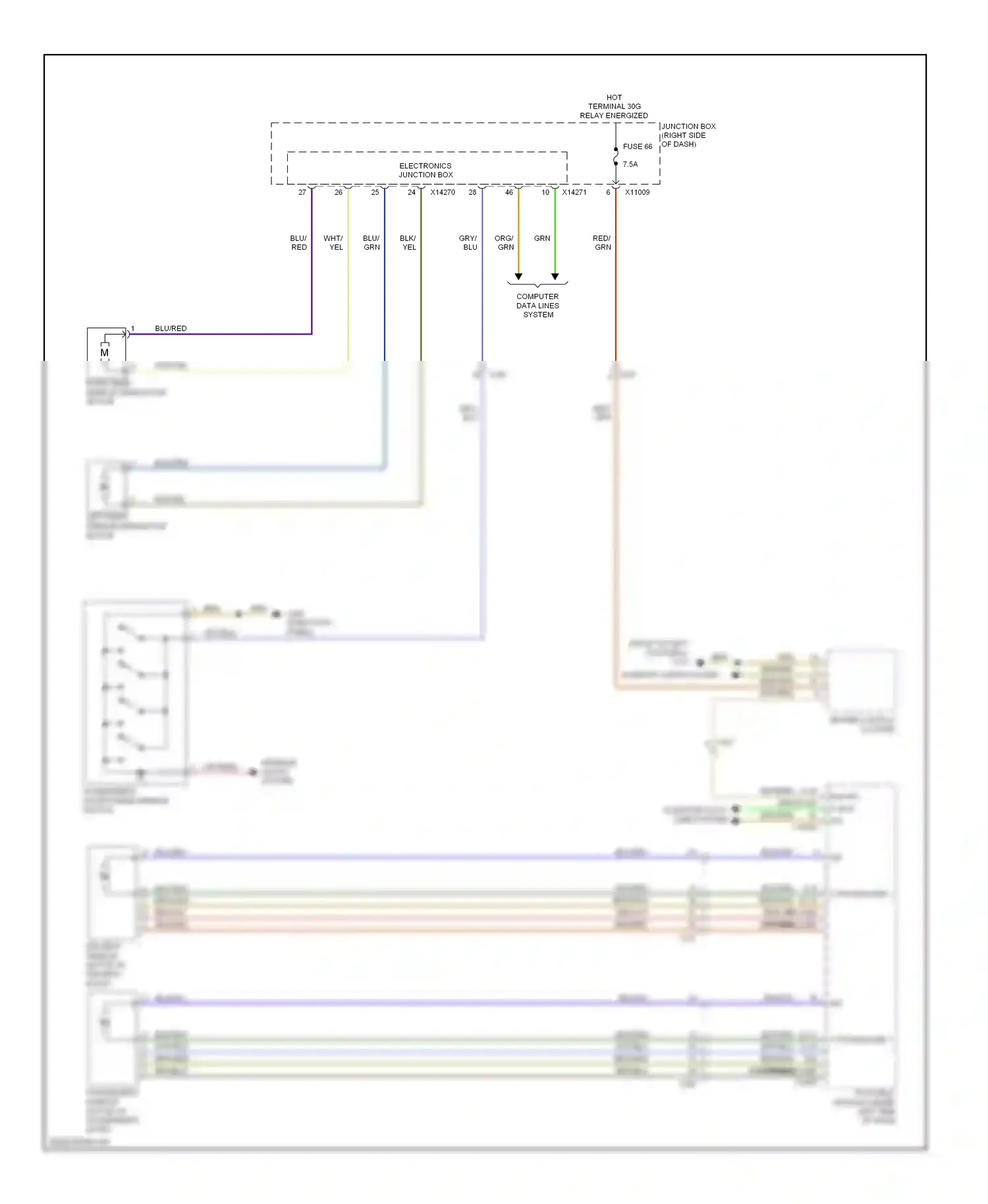 Wiring diagram blu for BMW Z4 E89 (2009-2013) (38 of 51)