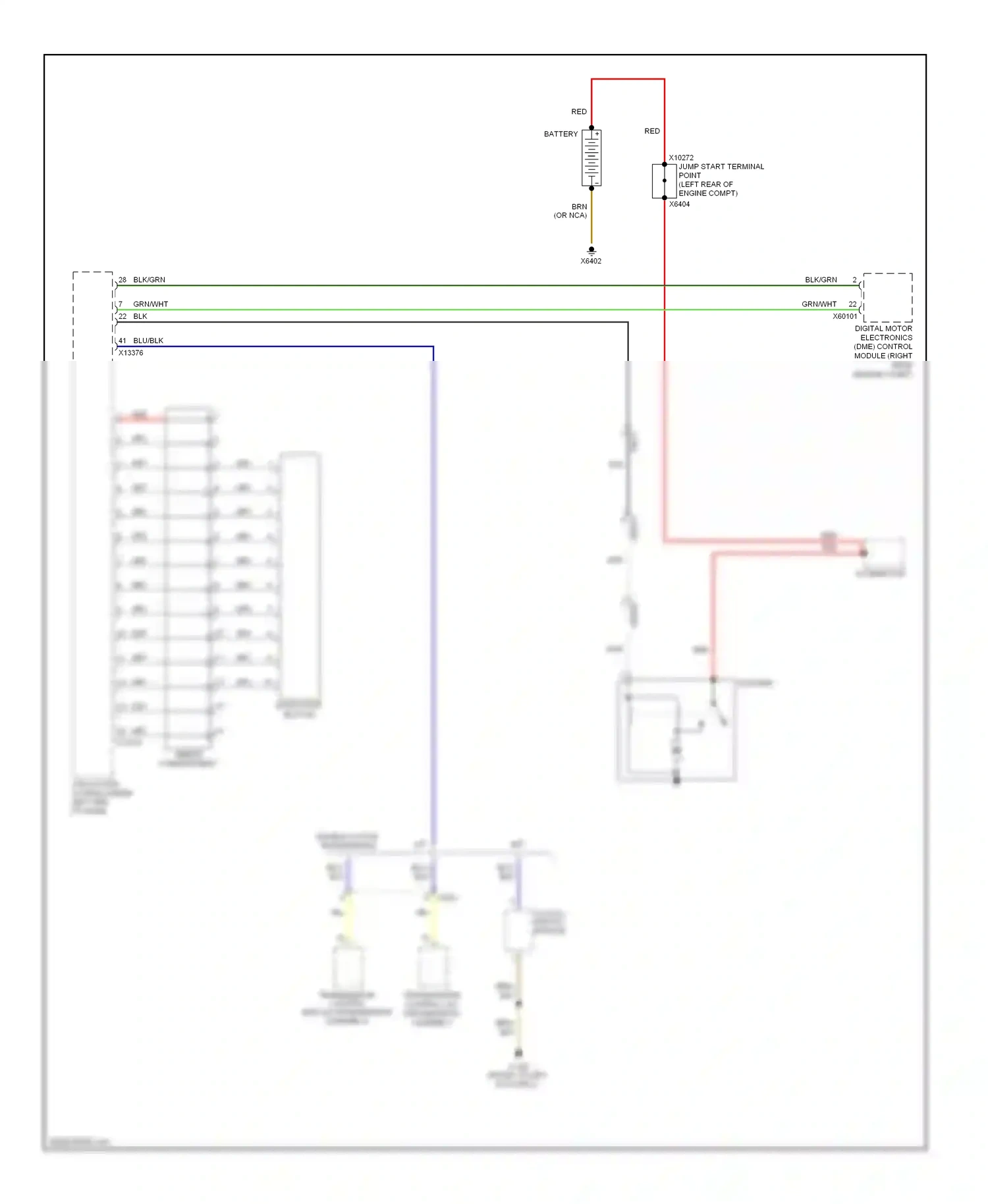 Wiring diagram blu for BMW Z4 E89 (2009-2013) (46 of 51)