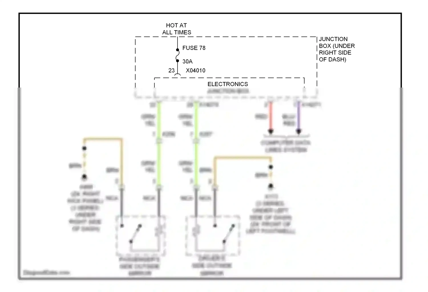 Wiring diagram blu for BMW Z4 E89 (2009-2013) (15 of 51)