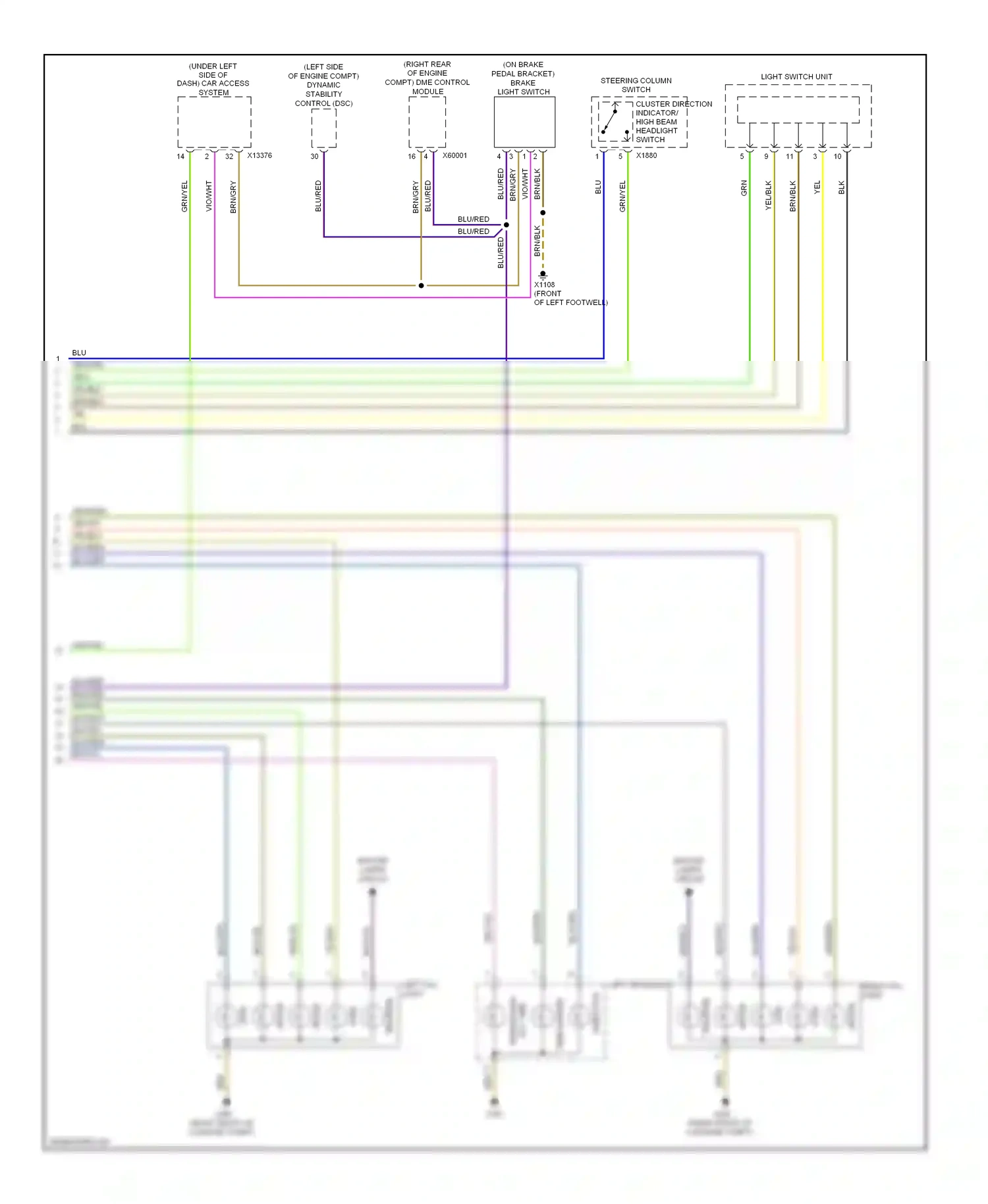 Wiring diagram blu/grn for BMW Z4 E89 (2009-2013) (8 of 24)