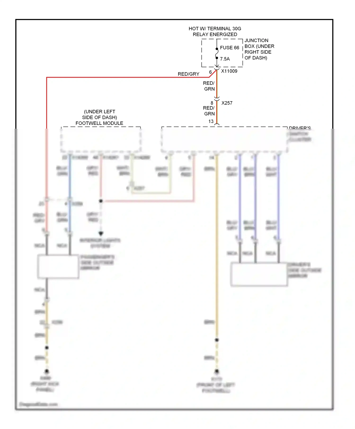 Wiring diagram brn for BMW Z4 E89 (2009-2013) (60 of 80)