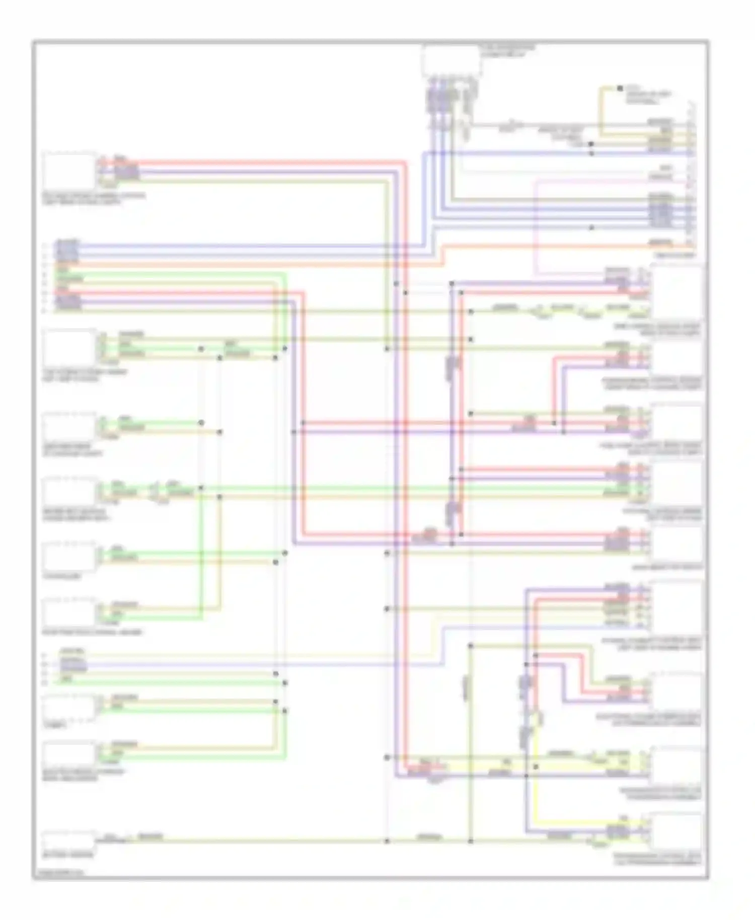 Wiring diagram car information computer cic for BMW Z4 E89 (2009-2013) (1 of 8)