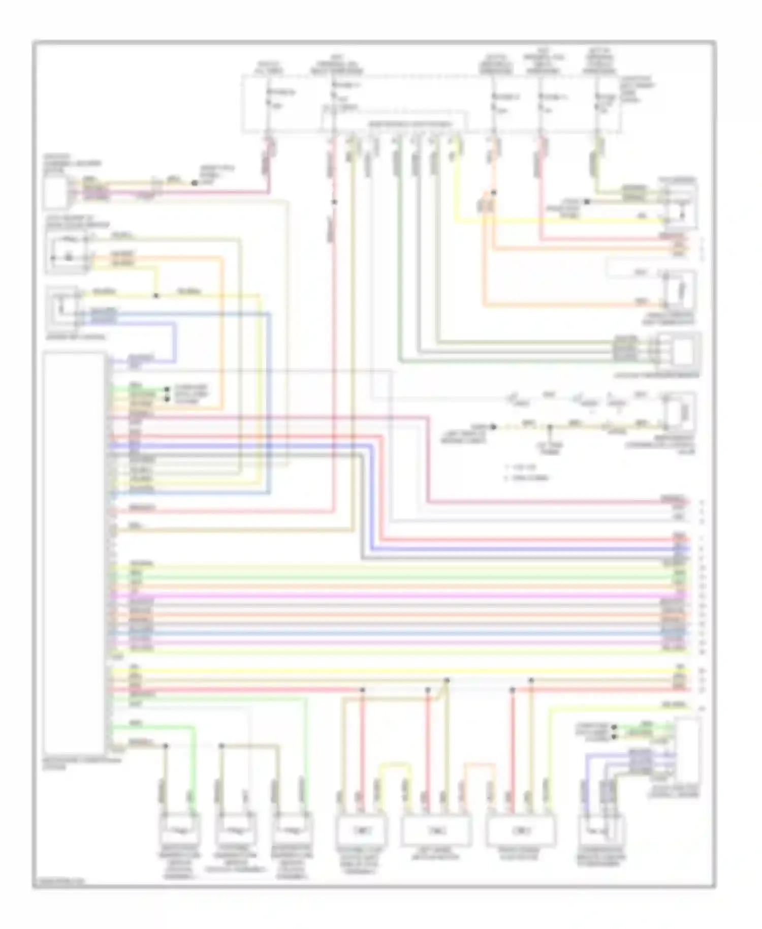 Wiring diagram computer data lines system for BMW Z4 E89 (2009-2013) (5 of 53)