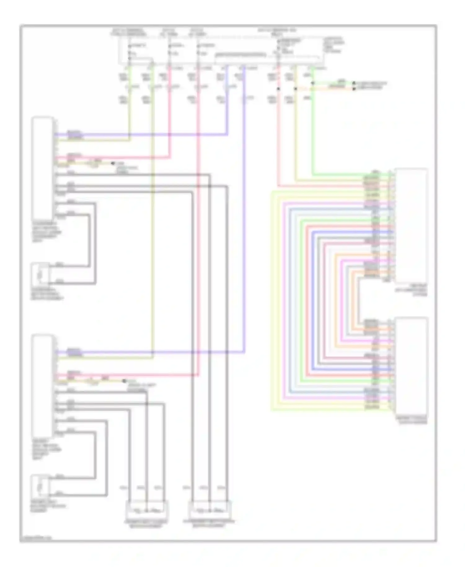 Wiring diagram driver's seat backrest heating element for BMW Z4 E89 (2009-2013) (2 of 2)