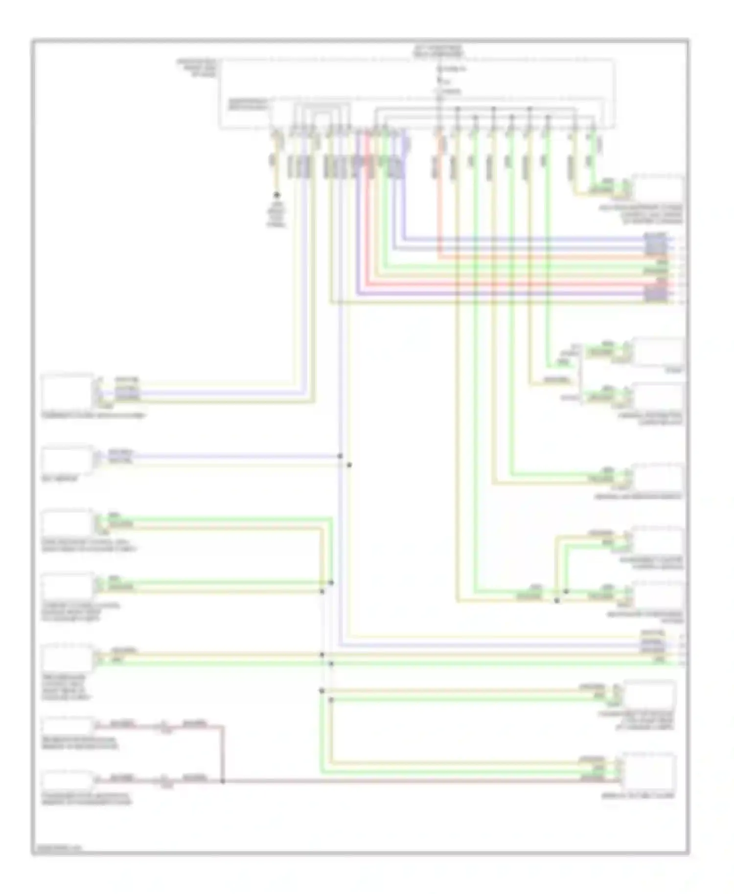 Wiring diagram electronics junction box for BMW Z4 E89 (2009-2013) (5 of 27)
