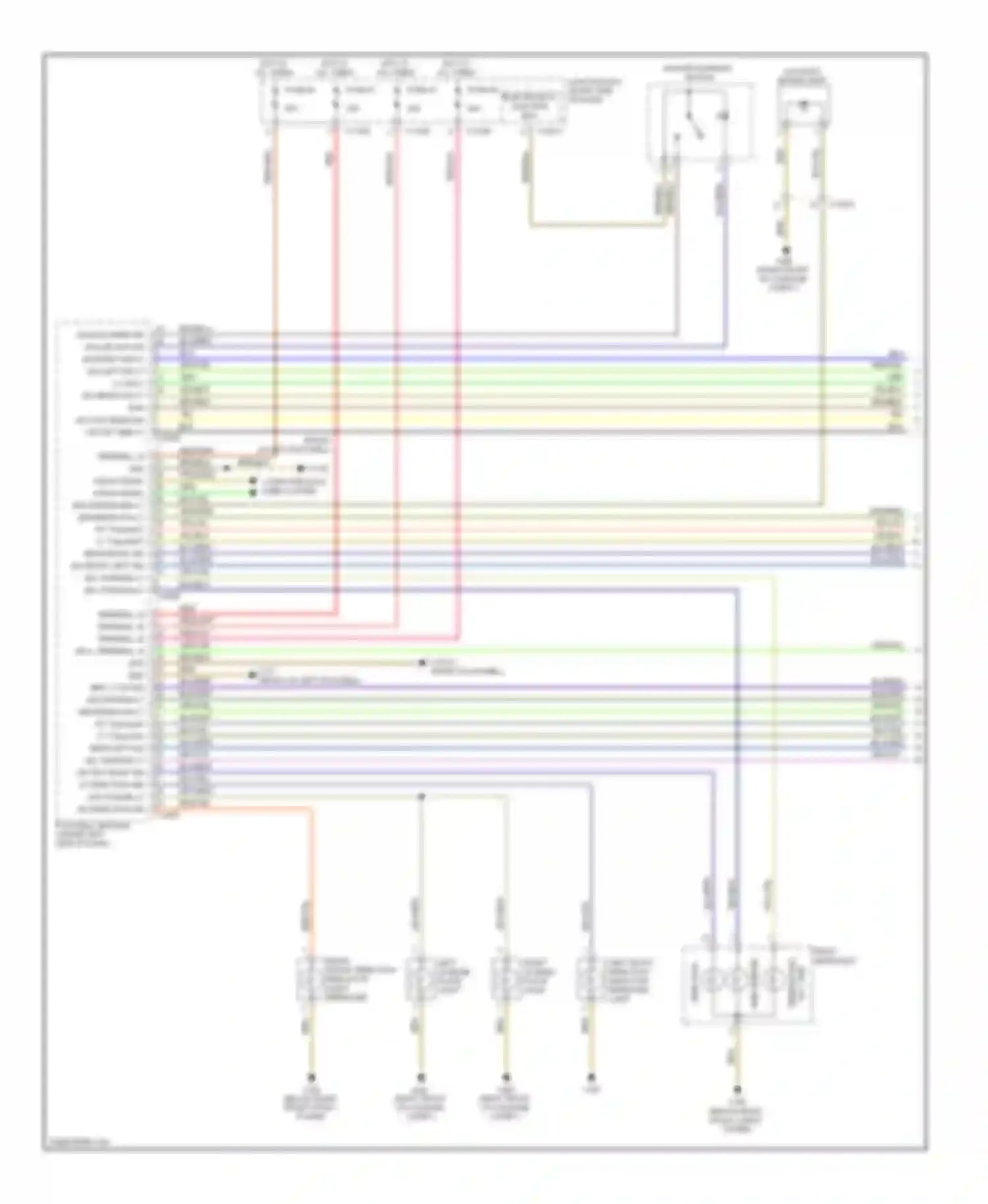 Wiring diagram electronics junction box for BMW Z4 E89 (2009-2013) (6 of 27)