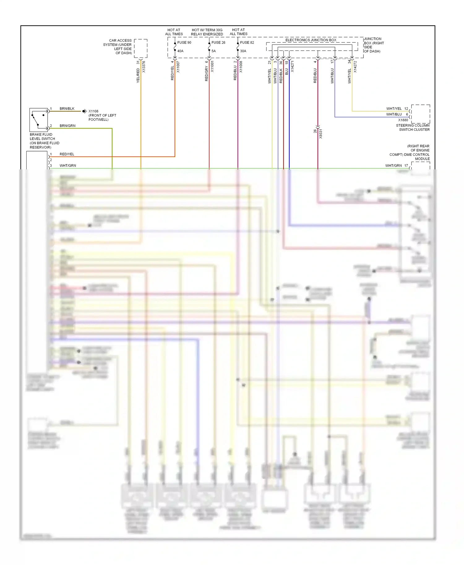 Wiring diagram fuse 26 for BMW Z4 E89 (2009-2013) (1 of 1)