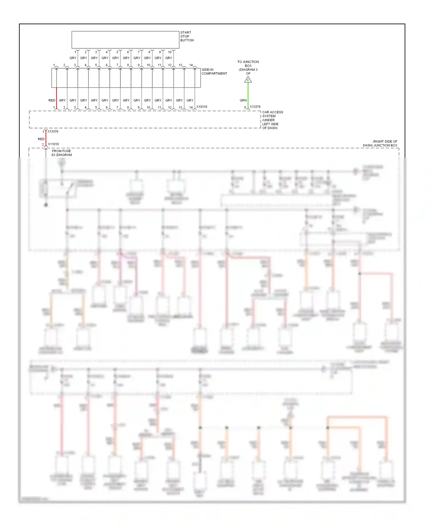 Wiring diagram fuse 45 for BMW Z4 E89 (2009-2013) (1 of 1)