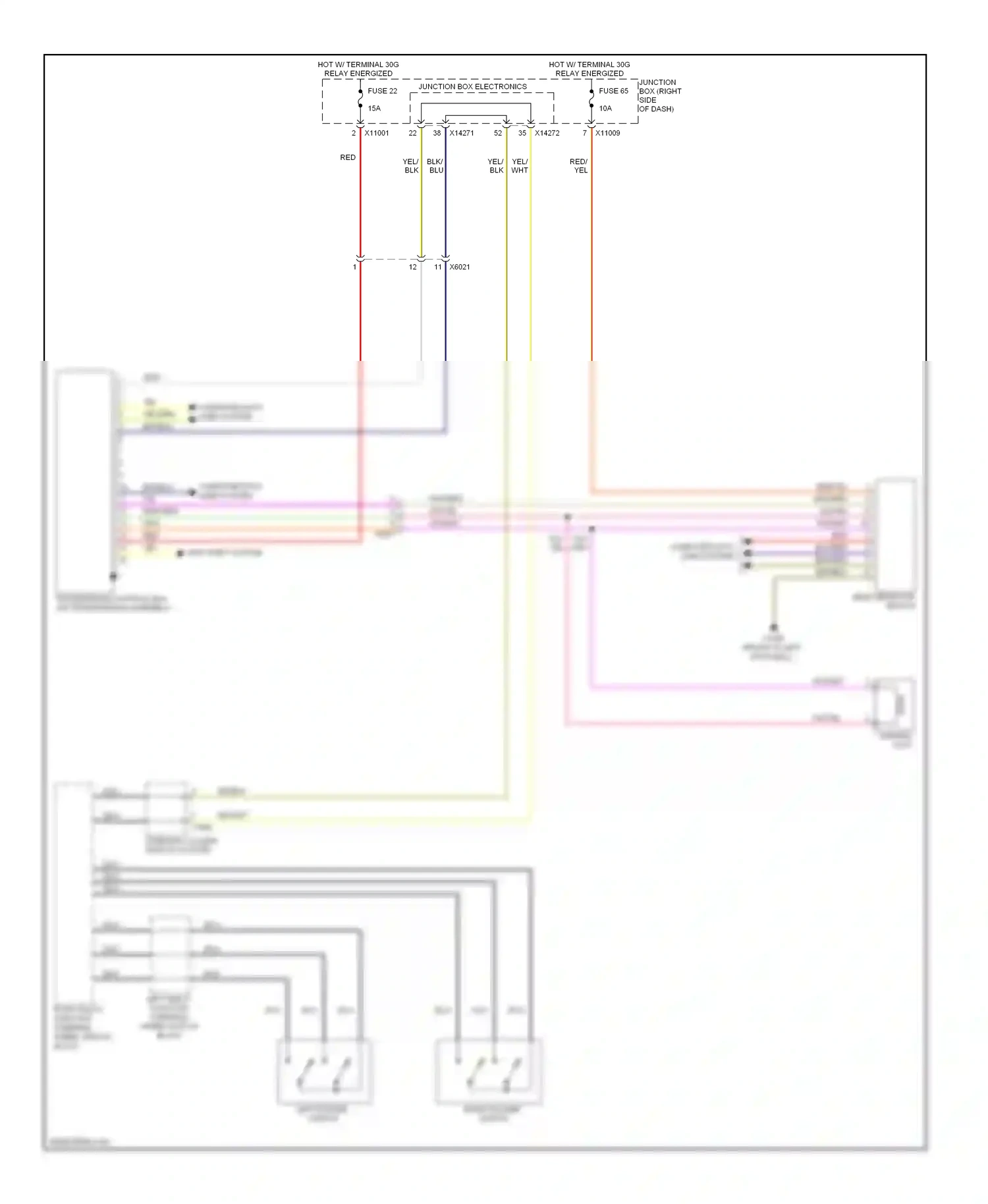 Wiring diagram grn/red for BMW Z4 E89 (2009-2013) (21 of 21)