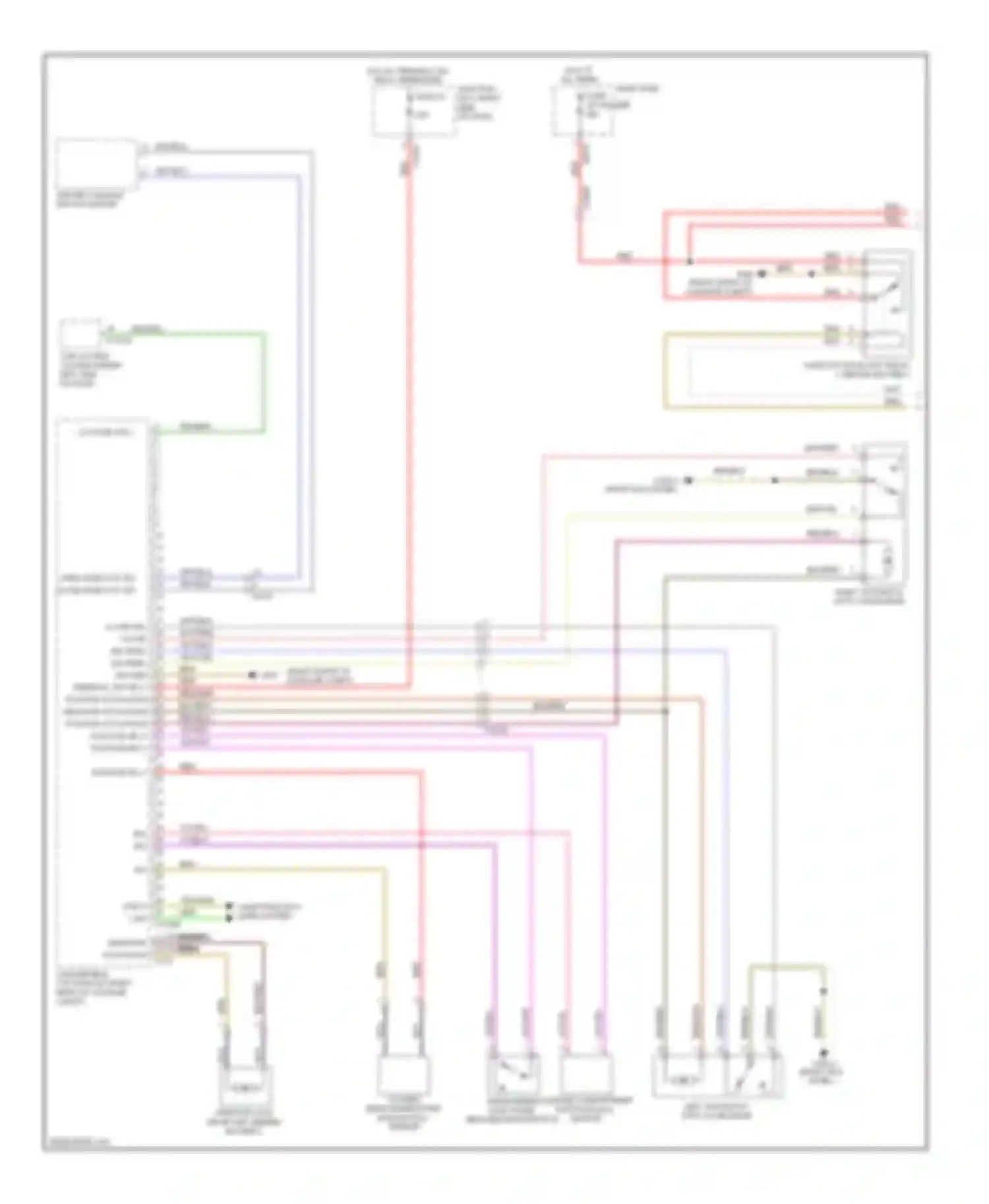Wiring diagram open hard top sig close hard top sig for BMW Z4 E89 (2009-2013) (1 of 1)