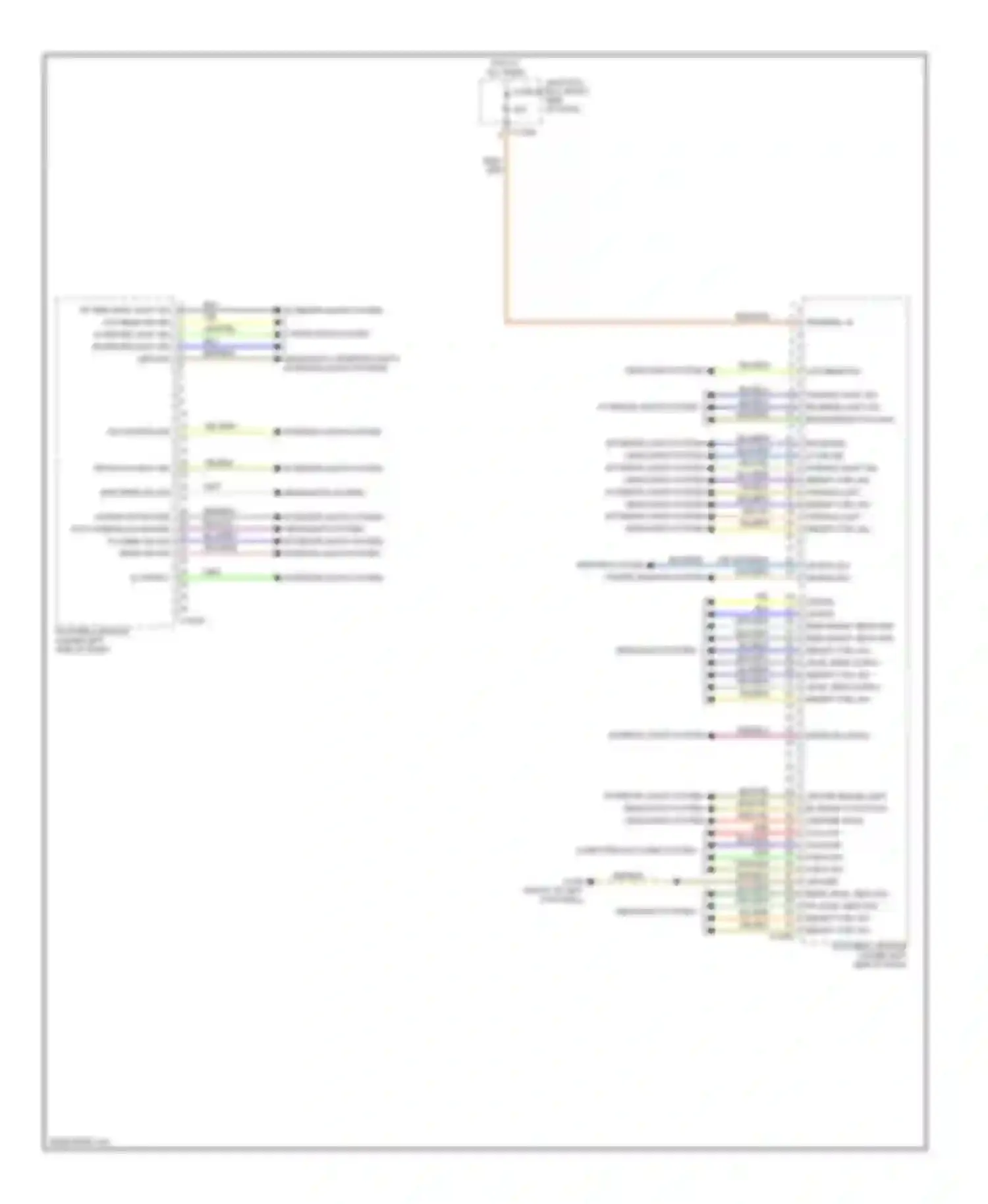 Wiring diagram parking light sig reverse light sig brake/rear fog light for BMW Z4 E89 (2009-2013) (1 of 1)