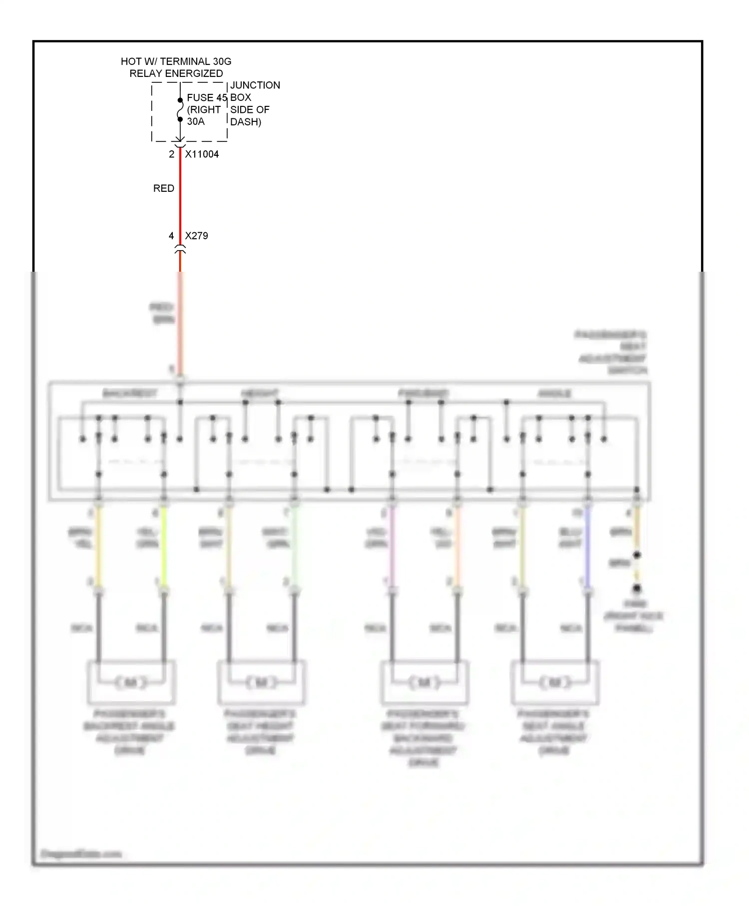 Wiring diagram red for BMW Z4 E89 (2009-2013) (51 of 70)