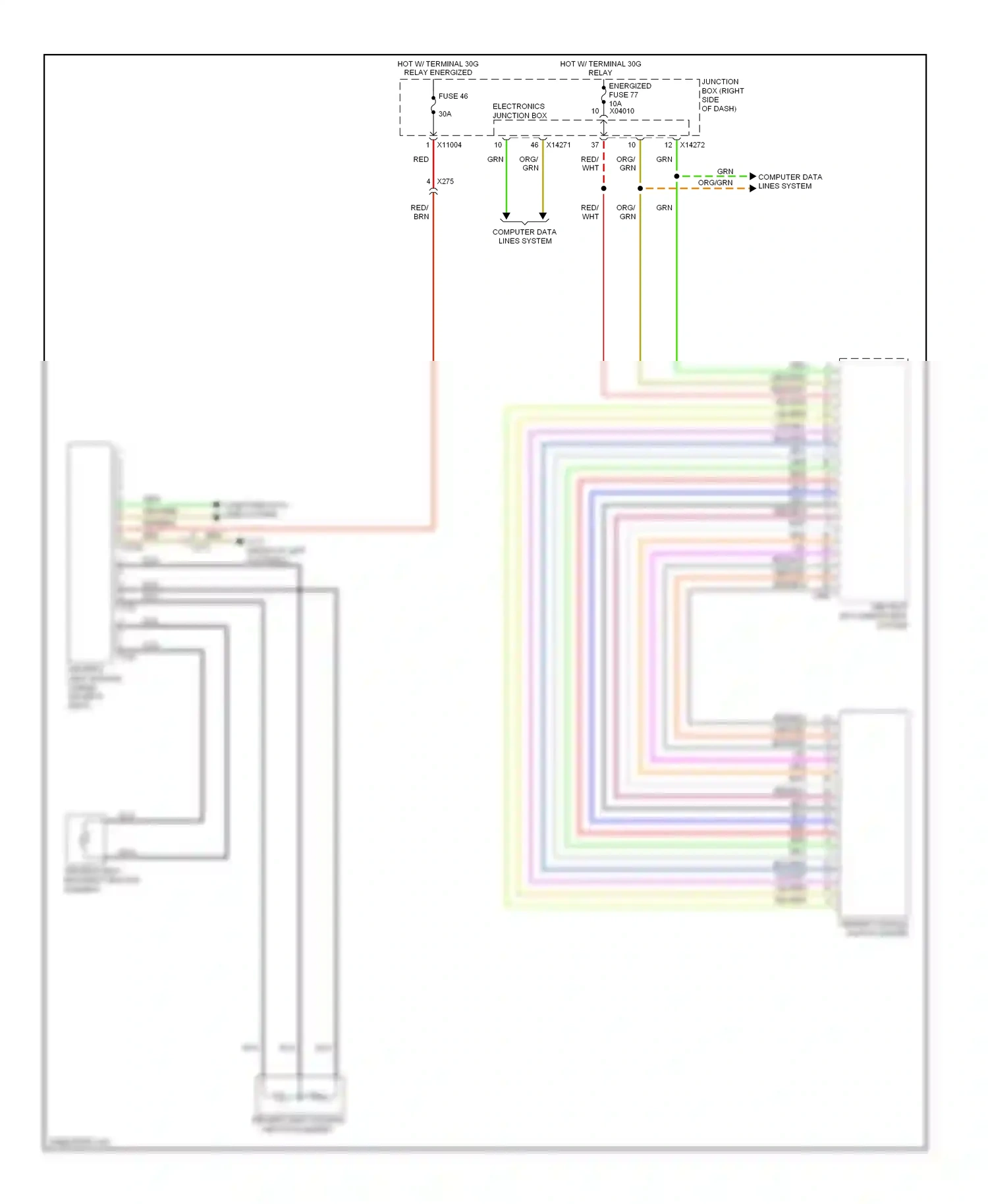 Wiring diagram red/blu for BMW Z4 E89 (2009-2013) (12 of 25)